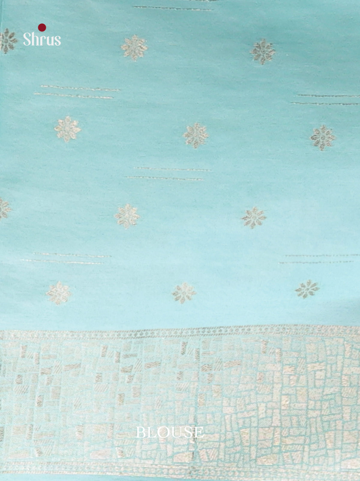ice blue North Silk Cotton Saree 1