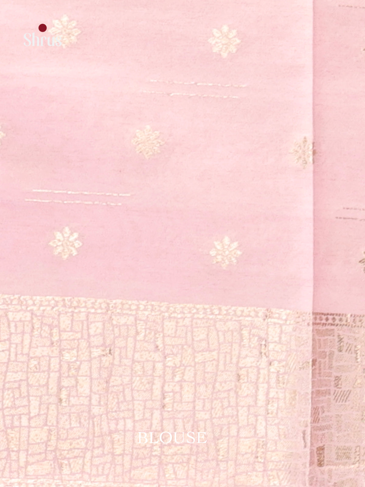 light pink North Silk Cotton Saree 1