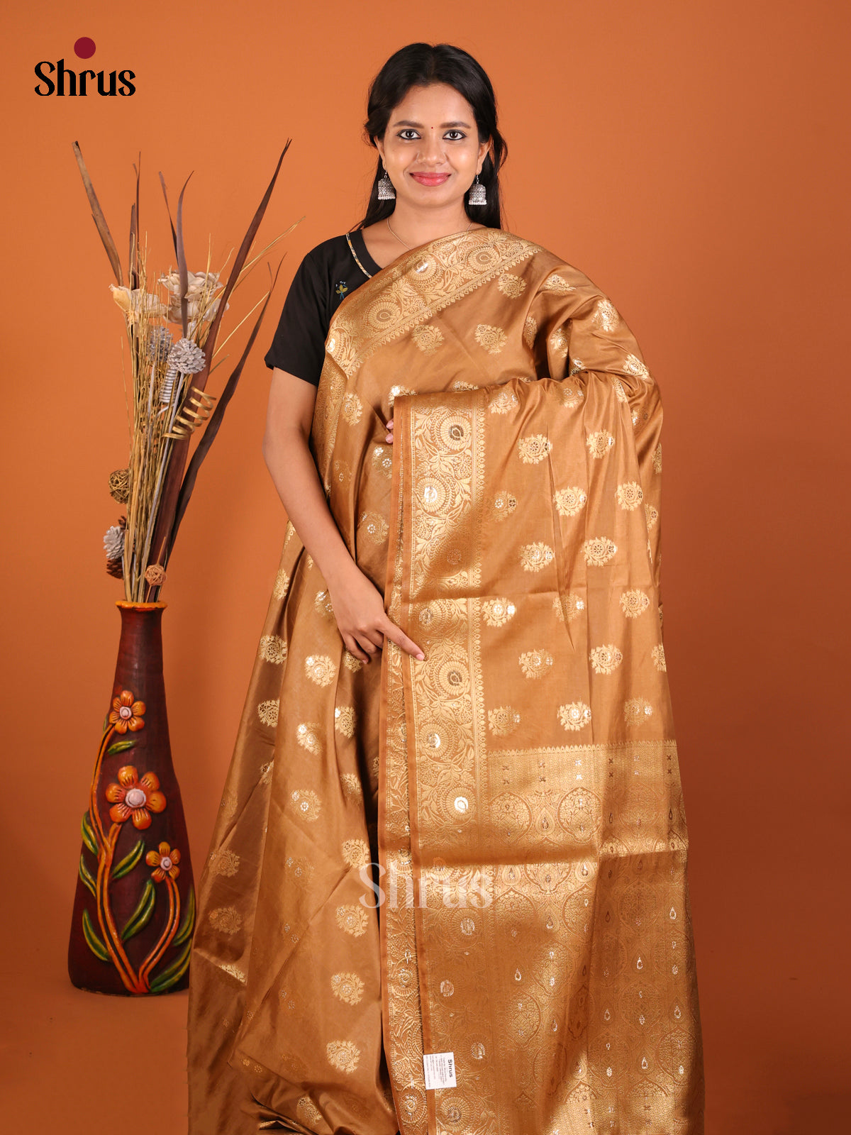 DHS27422 - North Silk Cotton Saree - Shop on Shrus.com