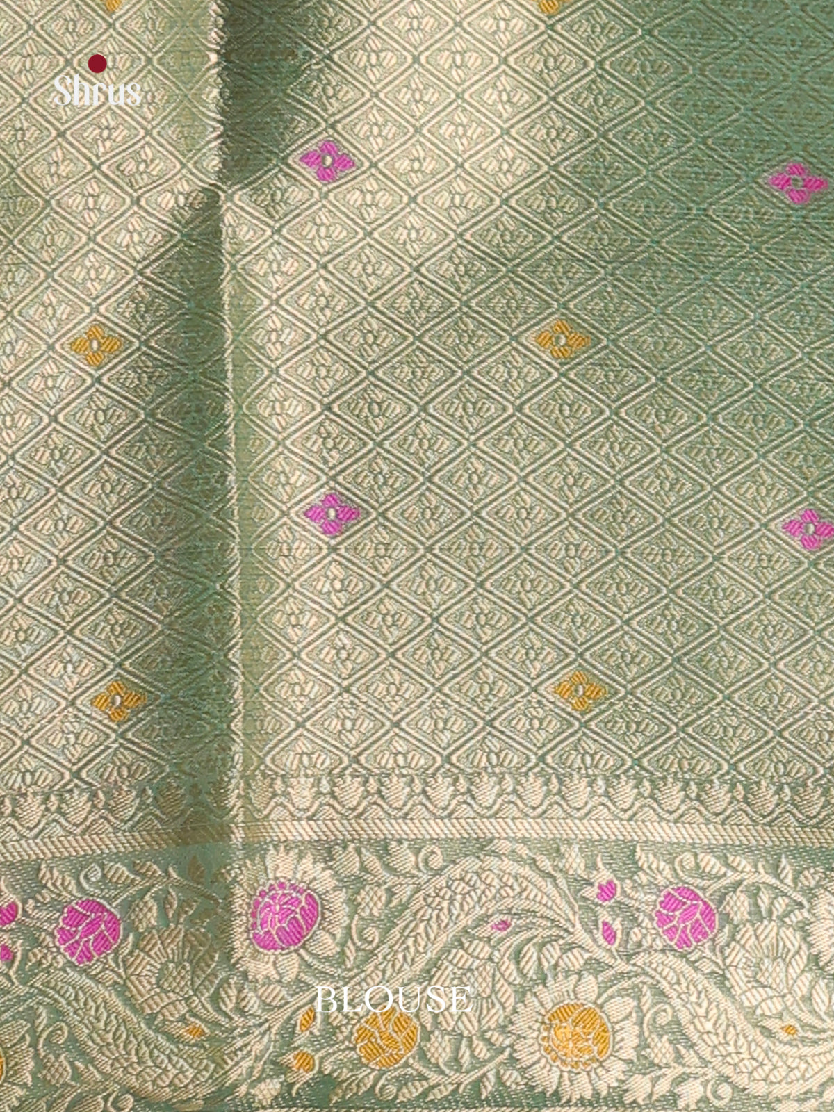 teal blue North Silk Cotton Saree 1