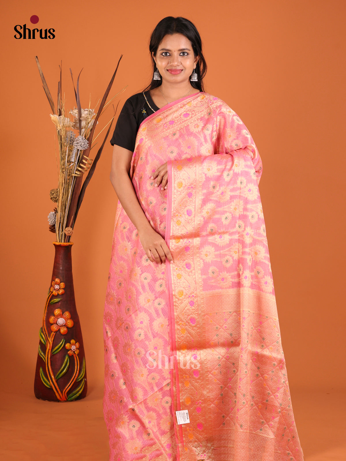 DHS27505 - North Silk Cotton Saree - Shop on Shrus.com