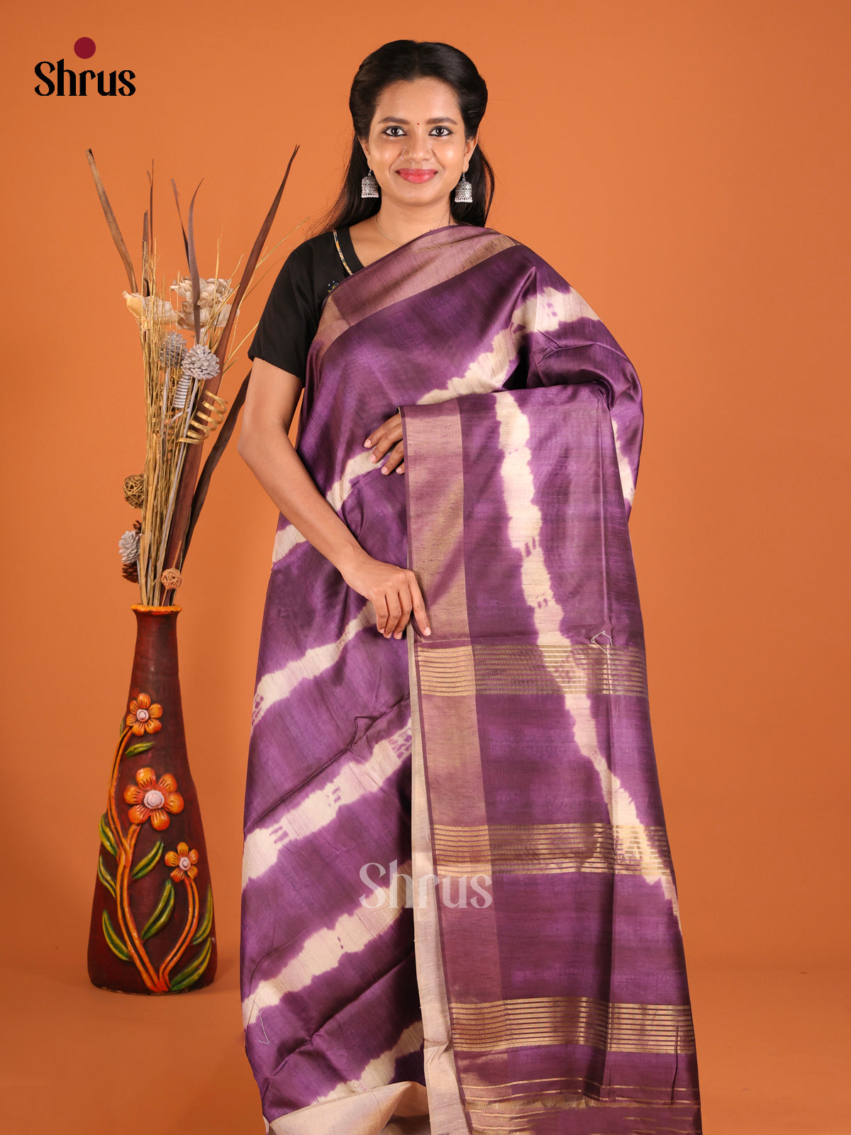 DHS28044 - Champa semitussar Saree