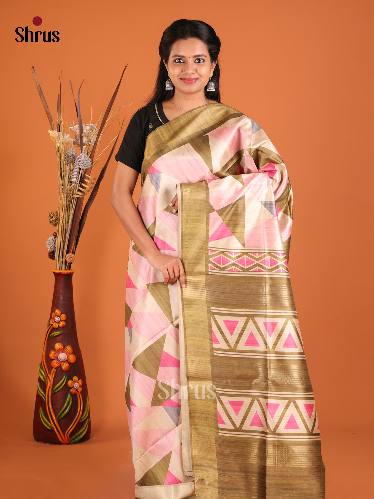 DHS28059 - Champa semitussar Saree