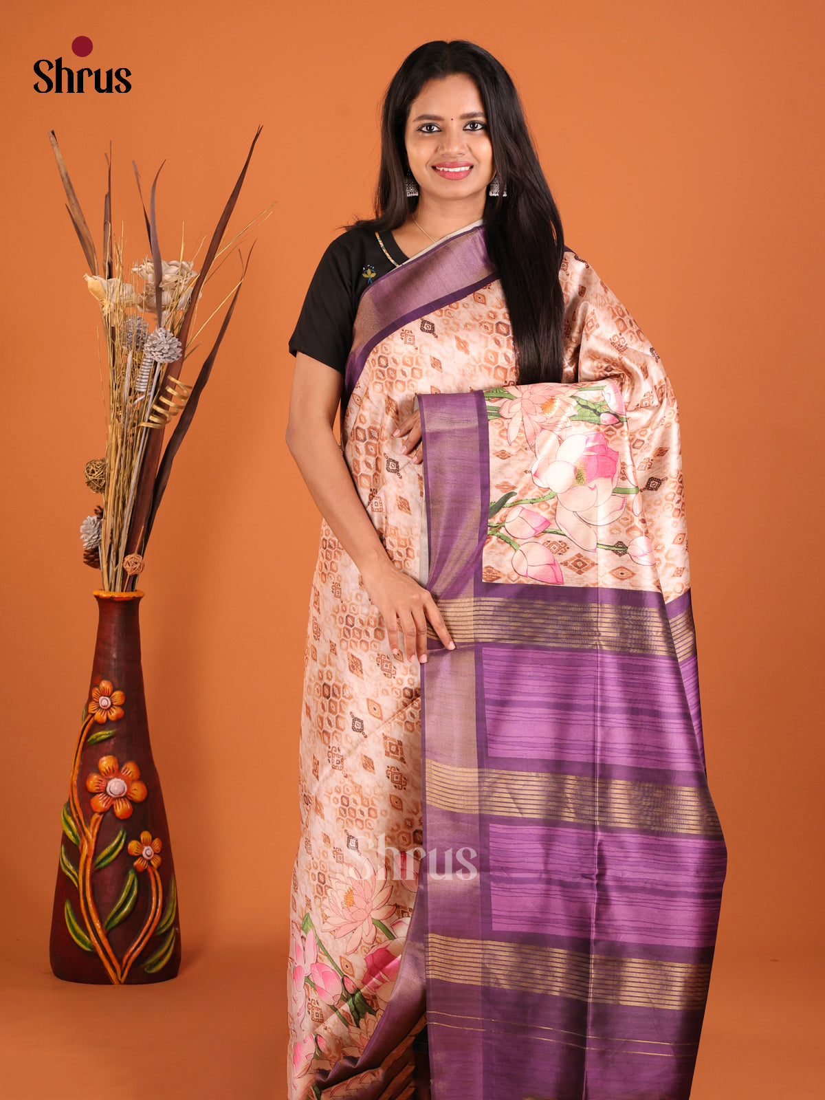 DHS28095 - Champa semitussar Saree