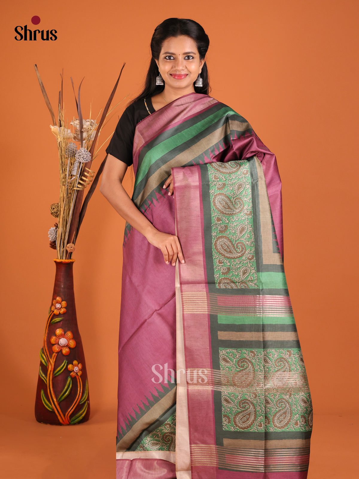 DHS28102 - Champa semitussar Saree