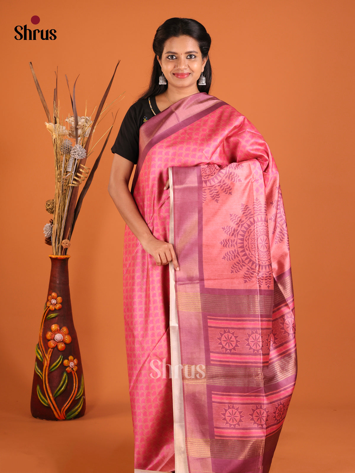 DHS28123 - Champa semitussar Saree