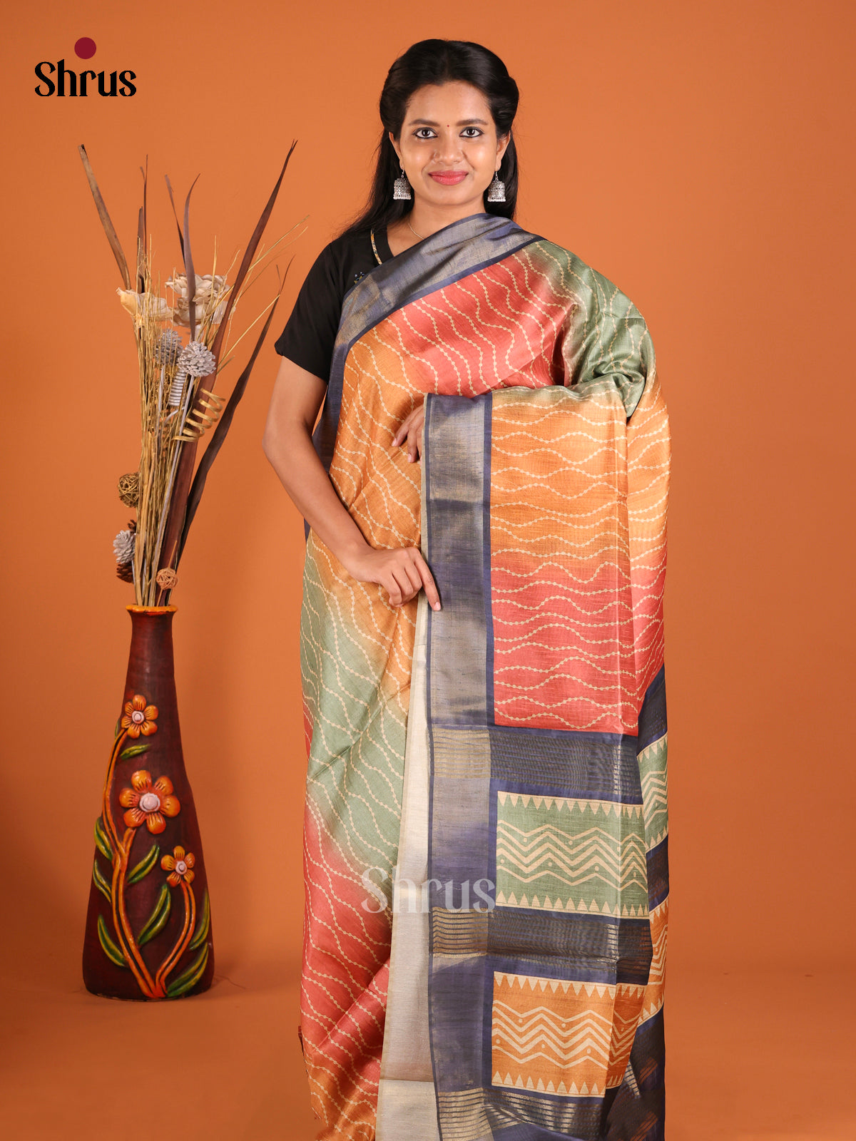 DHS28133 - Champa semitussar Saree