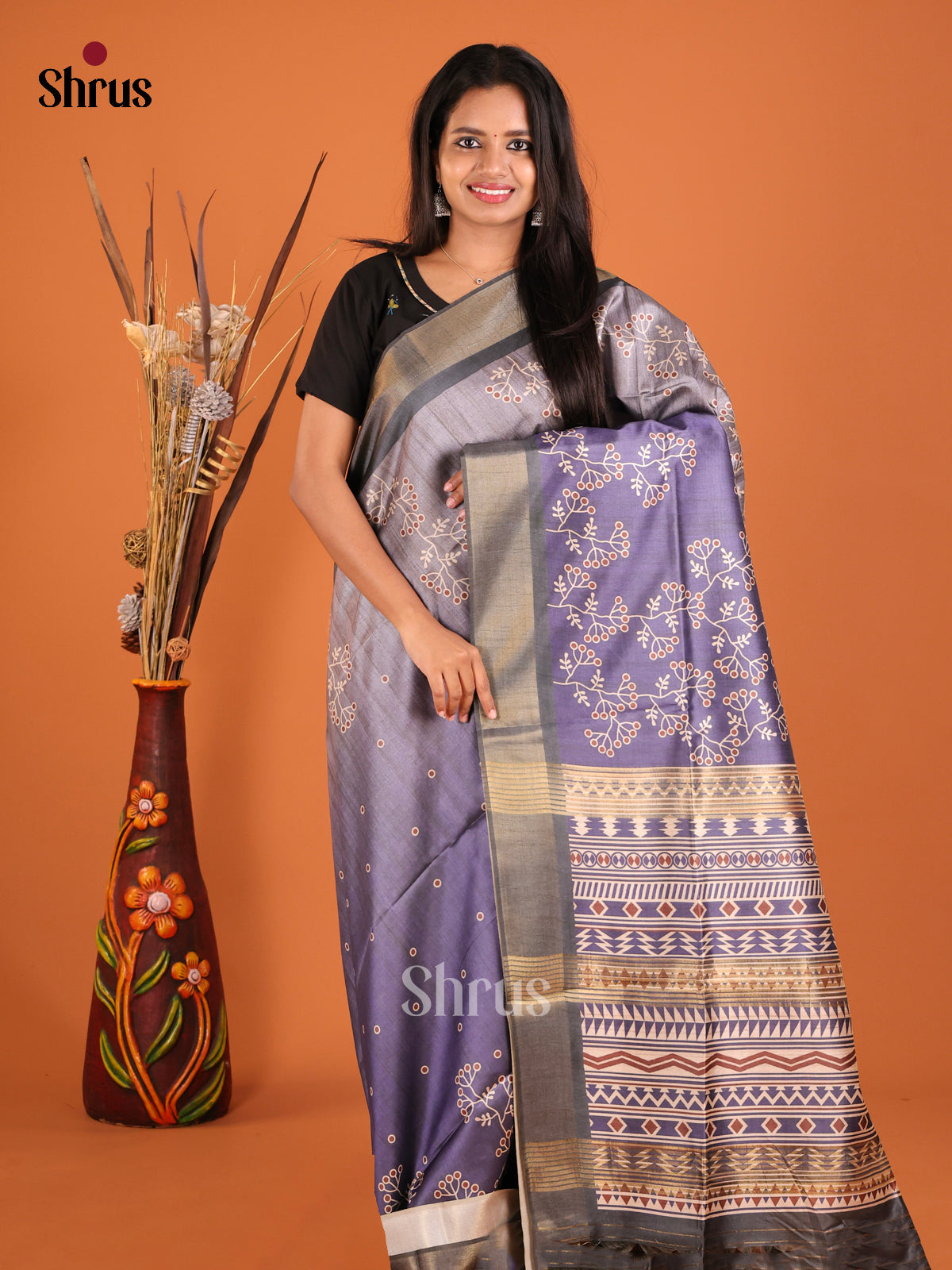 DHS28148 - Champa semitussar Saree