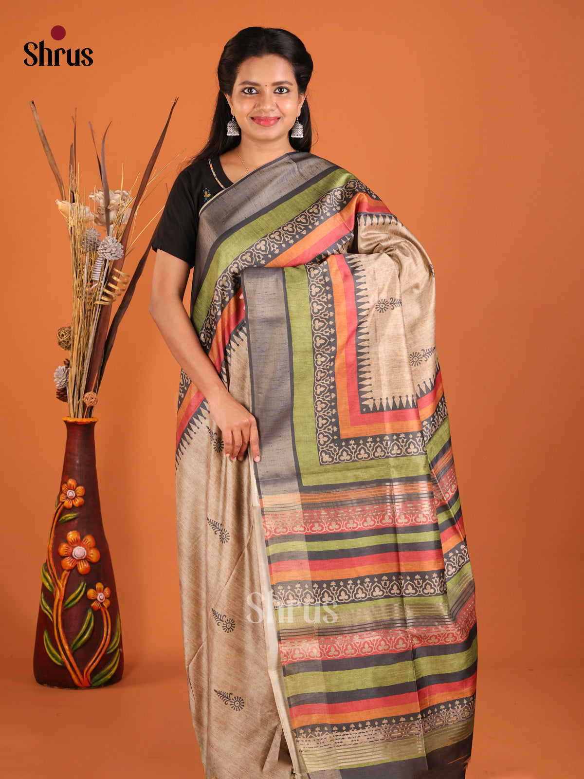DHS28153 - Champa semitussar Saree