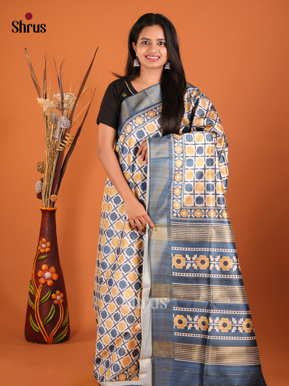 DHS28156 - Champa semitussar Saree