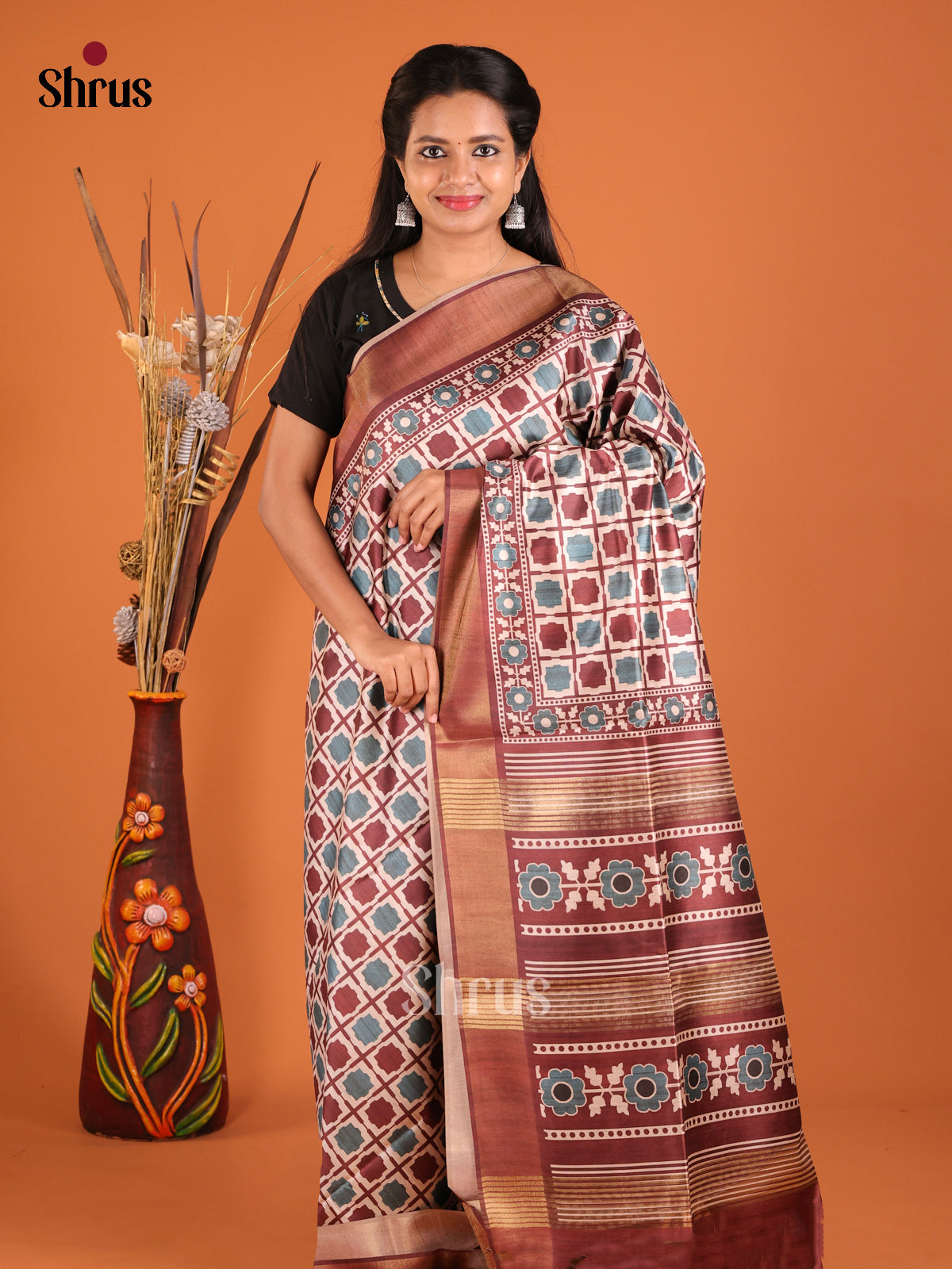 DHS28159 - Champa semitussar Saree