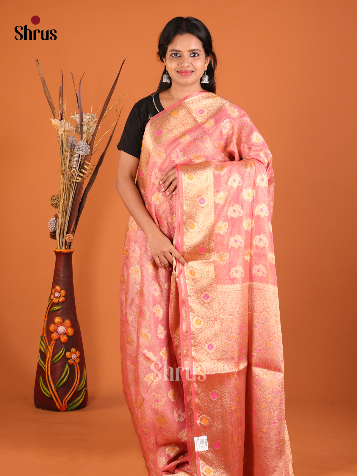 DHS28281 - North Silk Cotton Saree - Shop on Shrus.com