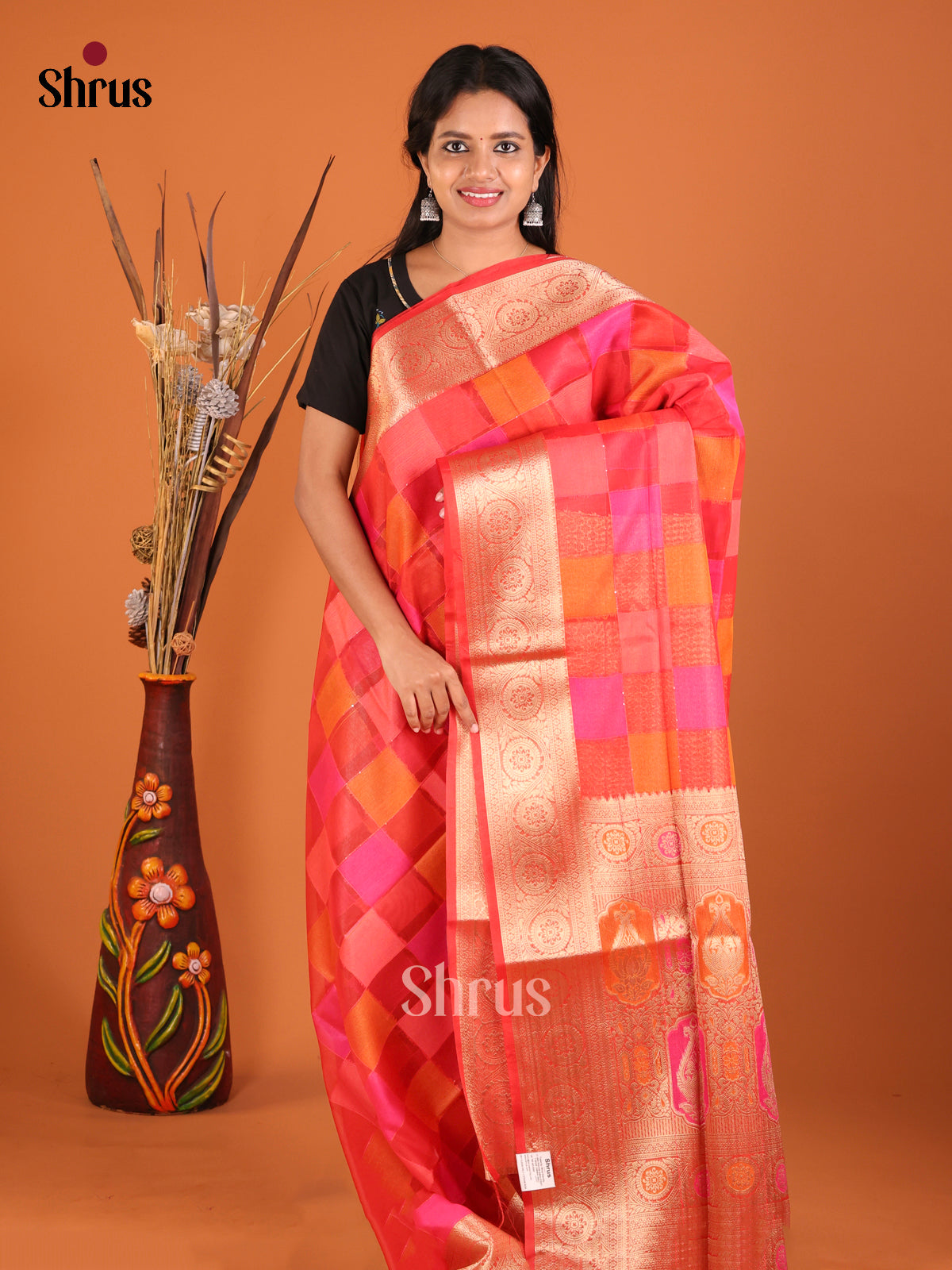 DHS28293 - North Silk Cotton Saree - Shop on Shrus.com