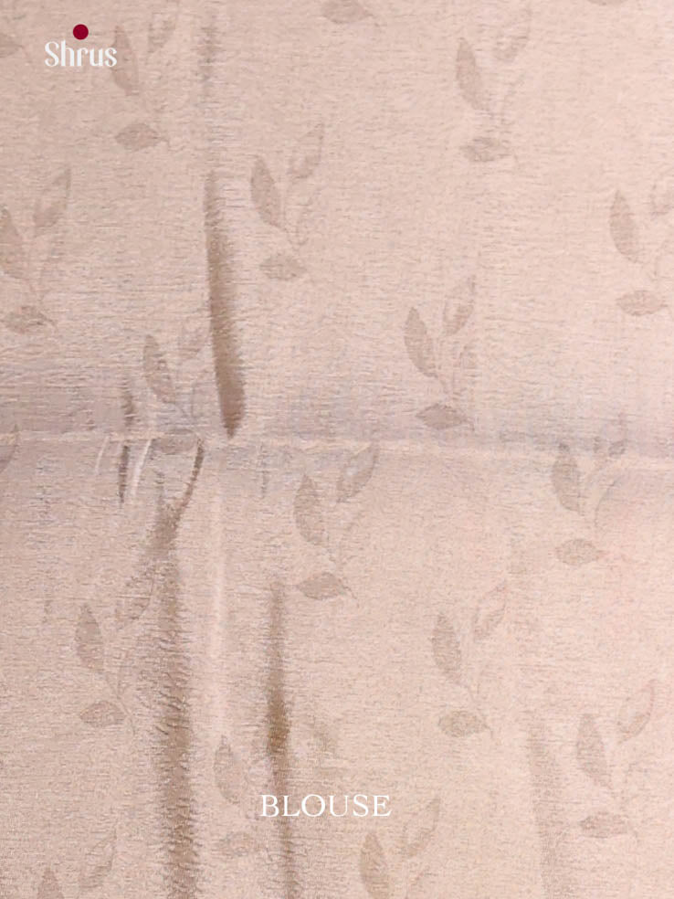 Grey - Bamboo silk Saree