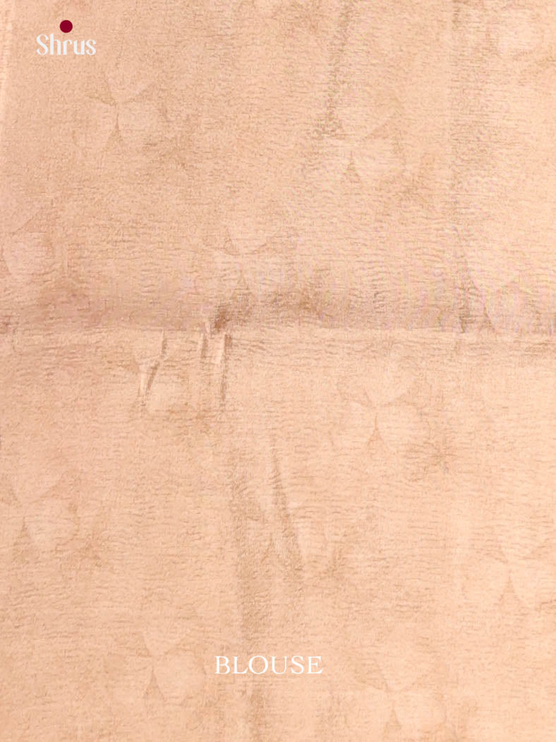 Light Brown - Bamboo silk Saree