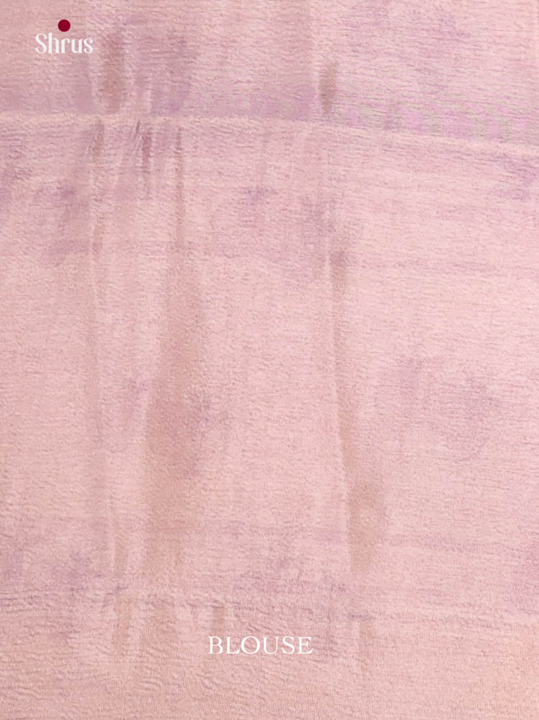 Lilac- Bamboo silk Saree