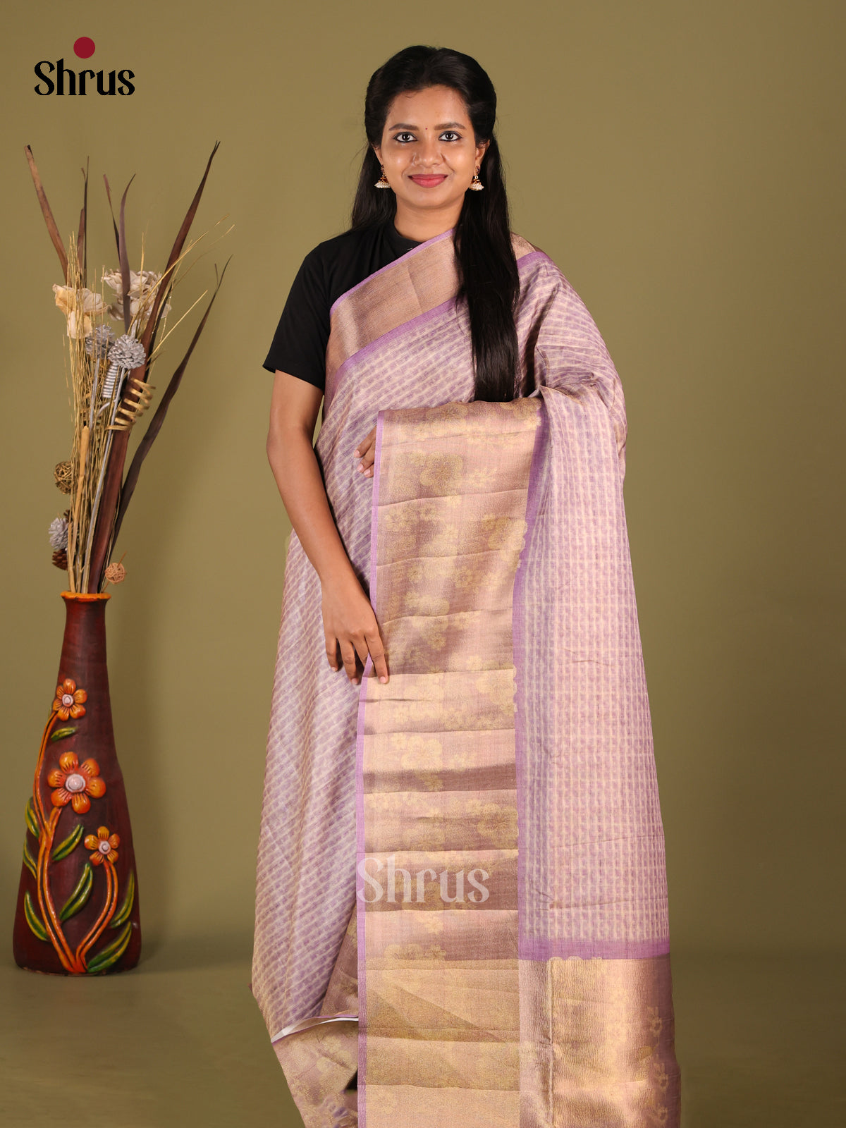 DHS28425 - Semi matka Saree