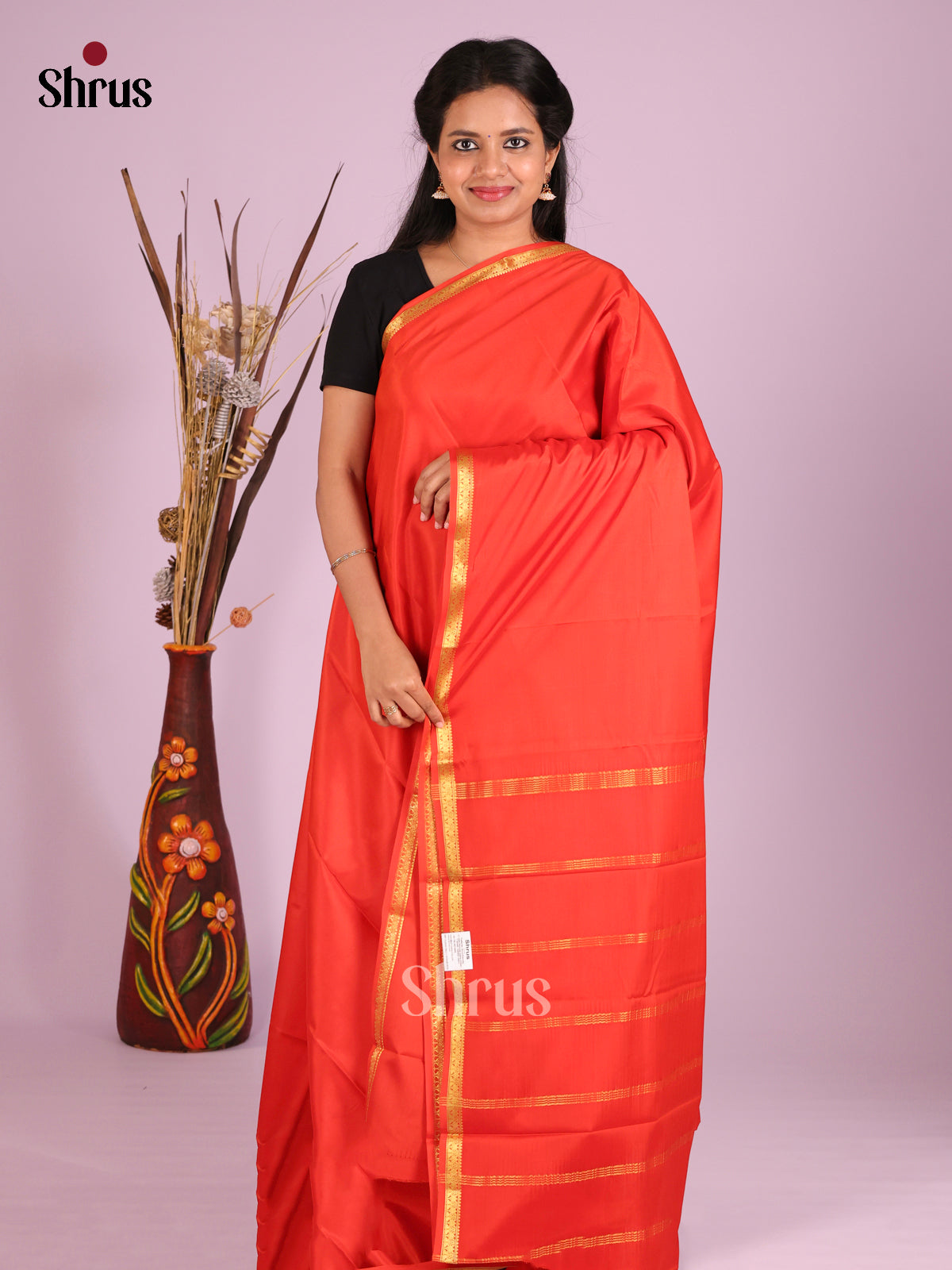 DHS28493 - Mysore Silk Saree - Shop on Shrus.com
