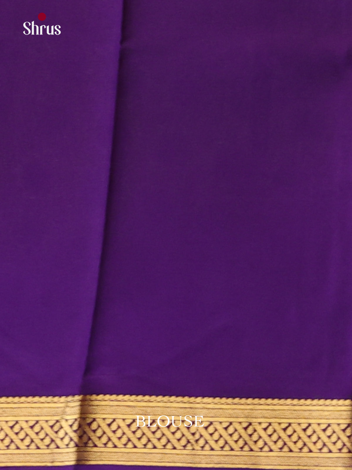Pink & Violet - Mysore Silk Saree - Shop on Shrus.com