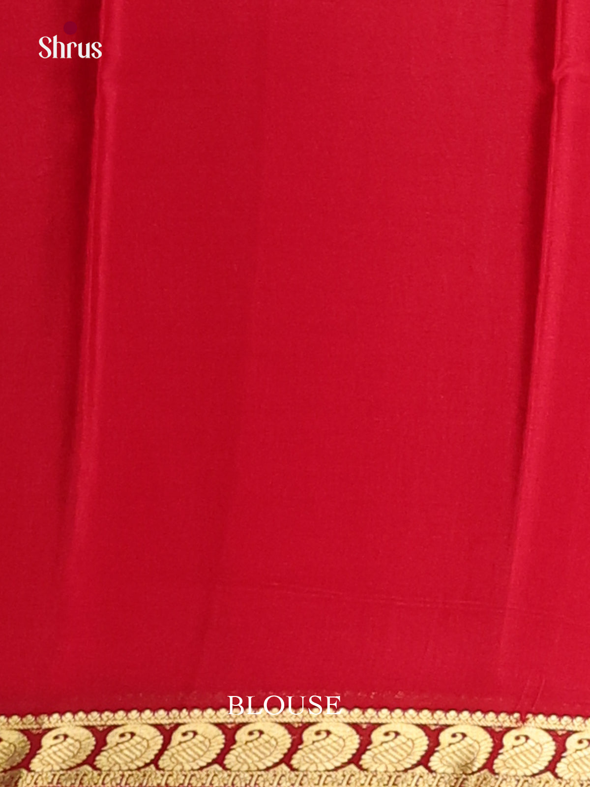 Red(single Tone) - Mysore Silk Saree - Shop on Shrus.com