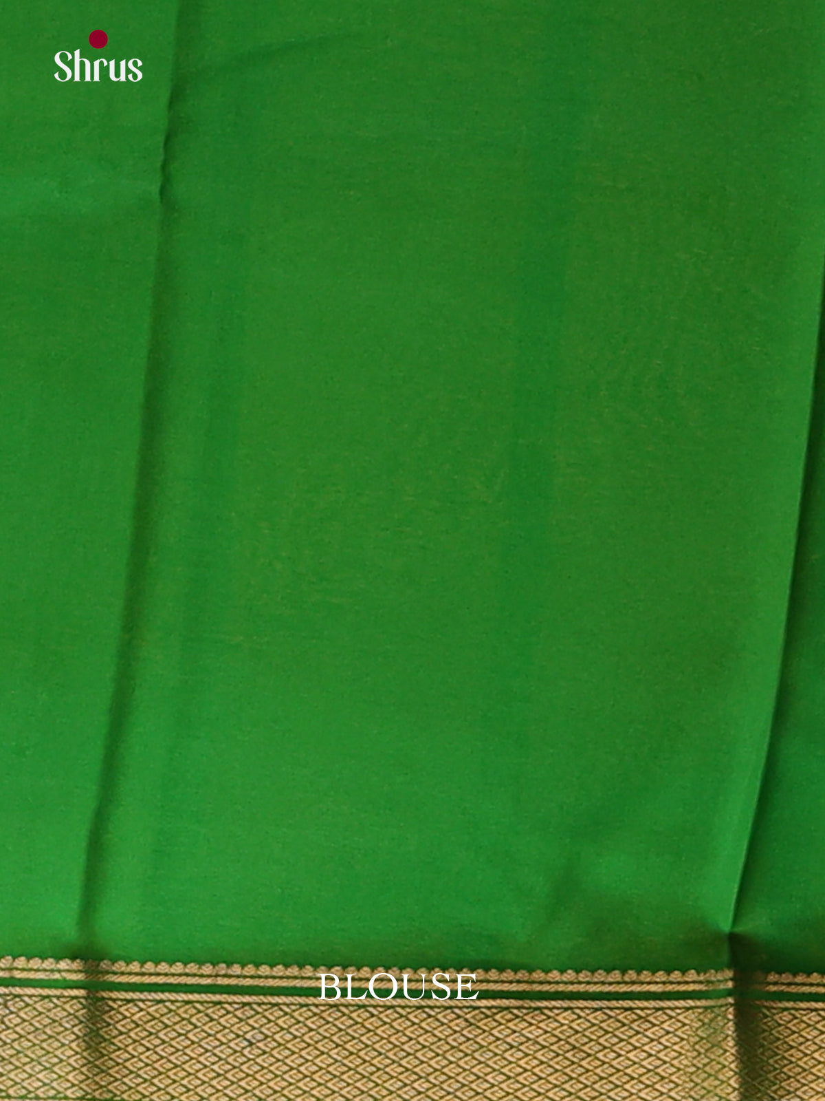 Maroon & Green - Mysore Silk Saree - Shop on Shrus.com