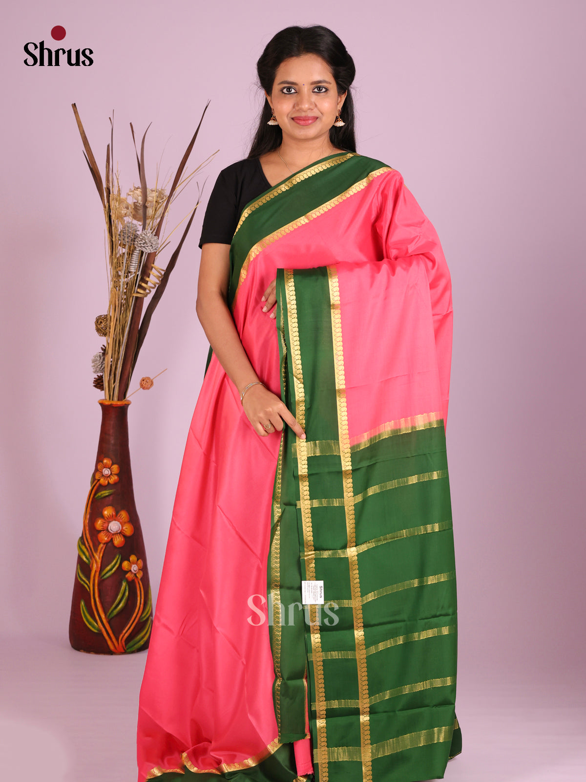 DHS28556 - Mysore Silk Saree - Shop on Shrus.com