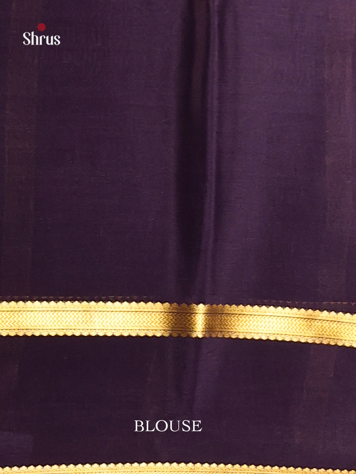 Pink & Blue - Mysore Silk Saree - Shop on Shrus.com