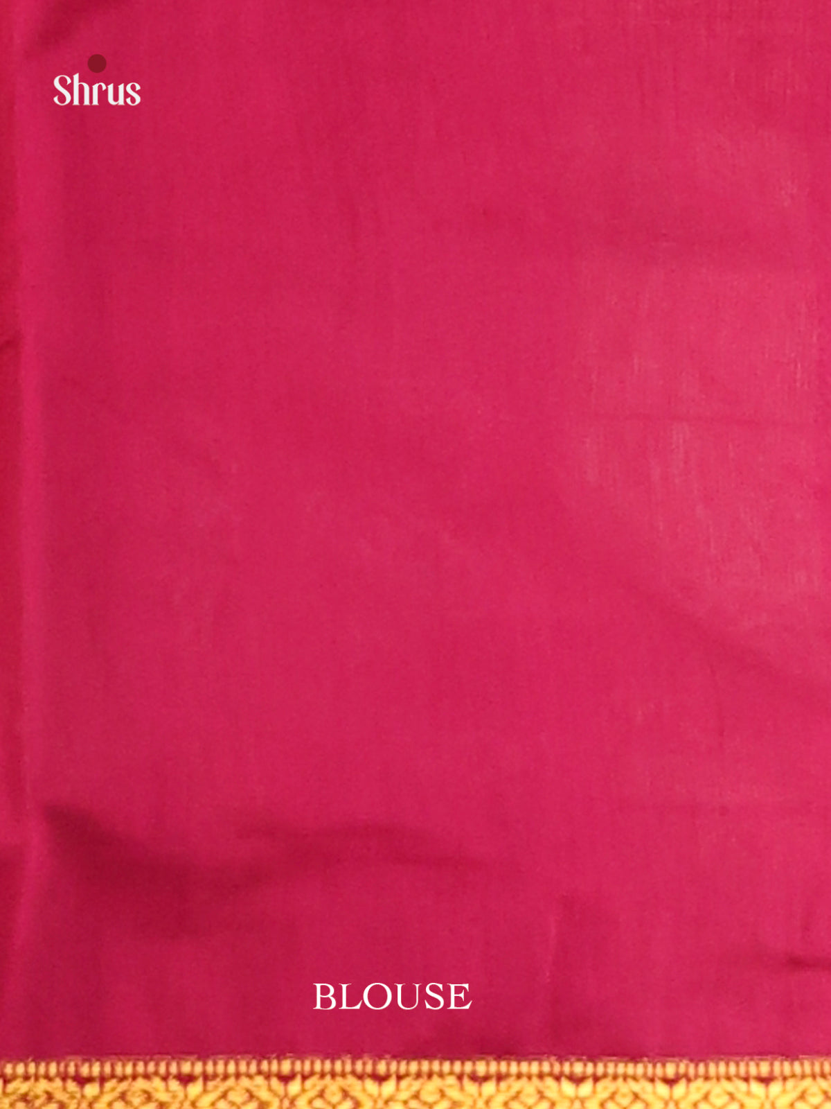 Brown & Pink - Semi Maheshwari Saree