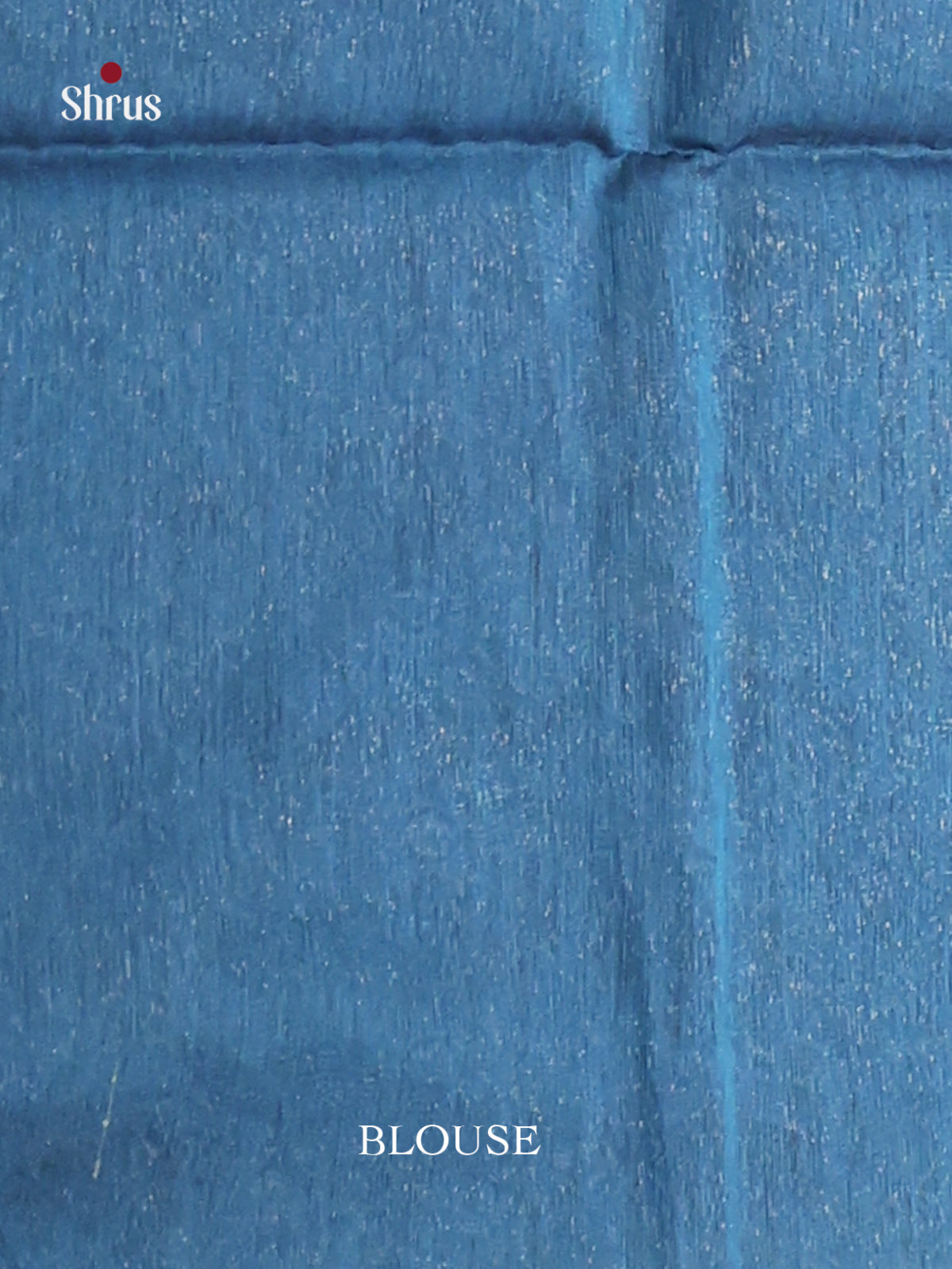 Brown & Blue - Semi Silkcotton Saree