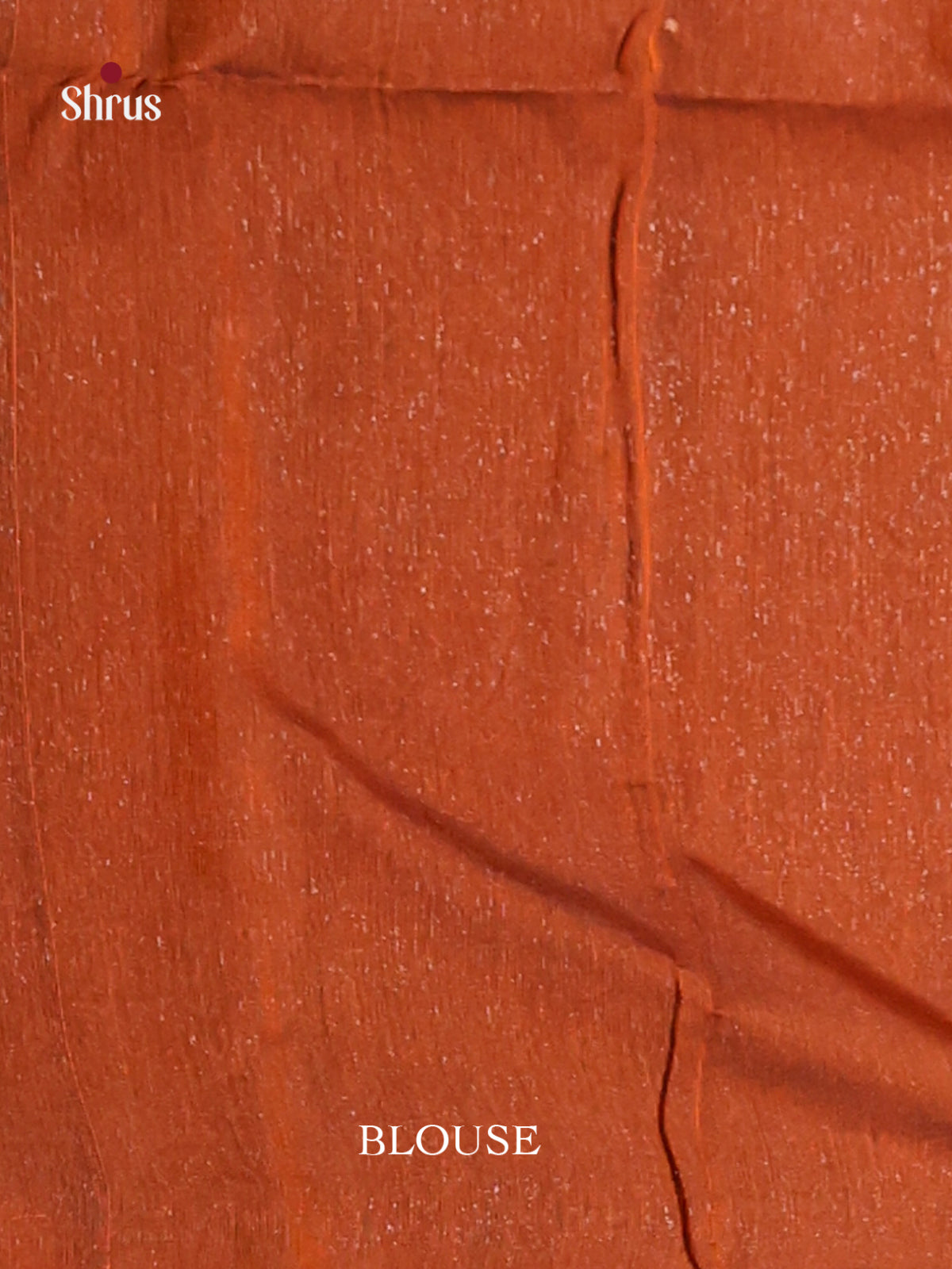 Blue & Rust- Semi Silkcotton Saree