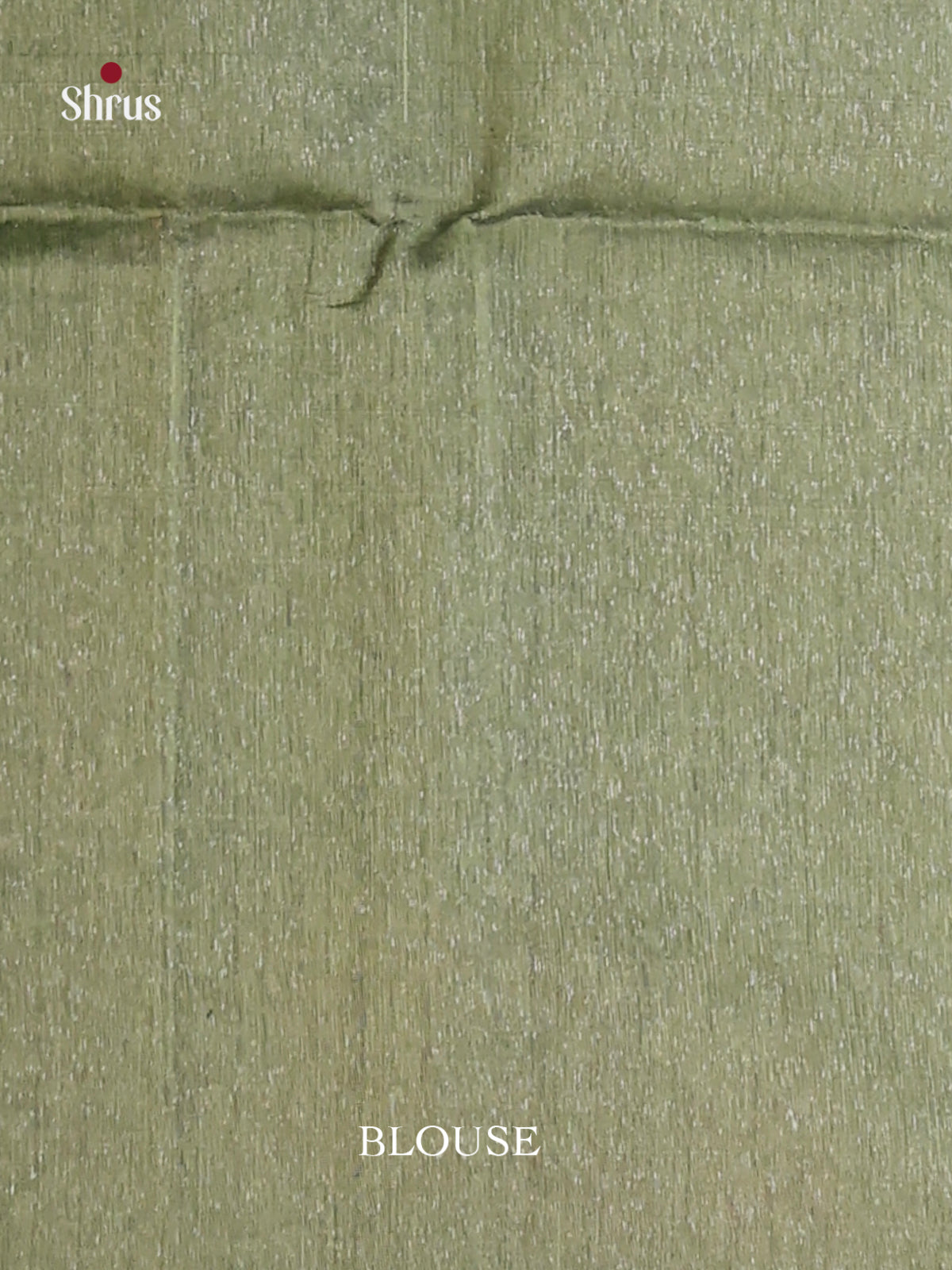 Brown & Green - Semi Silkcotton Saree