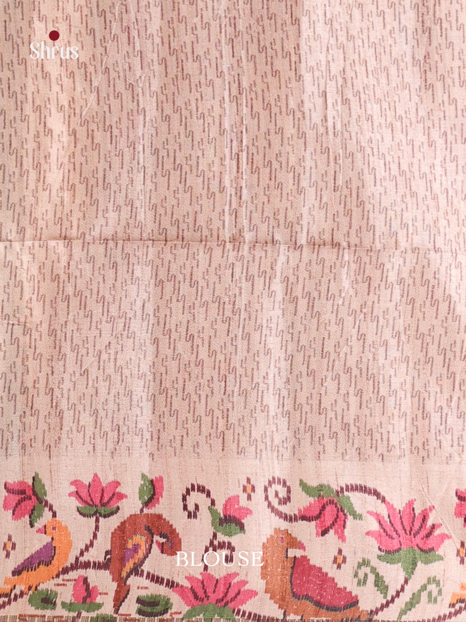 Green & Cream- Moonga Silk Saree