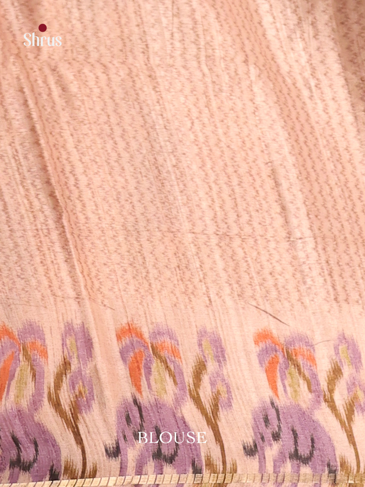 Lavender & Cream- Moonga Silk Saree