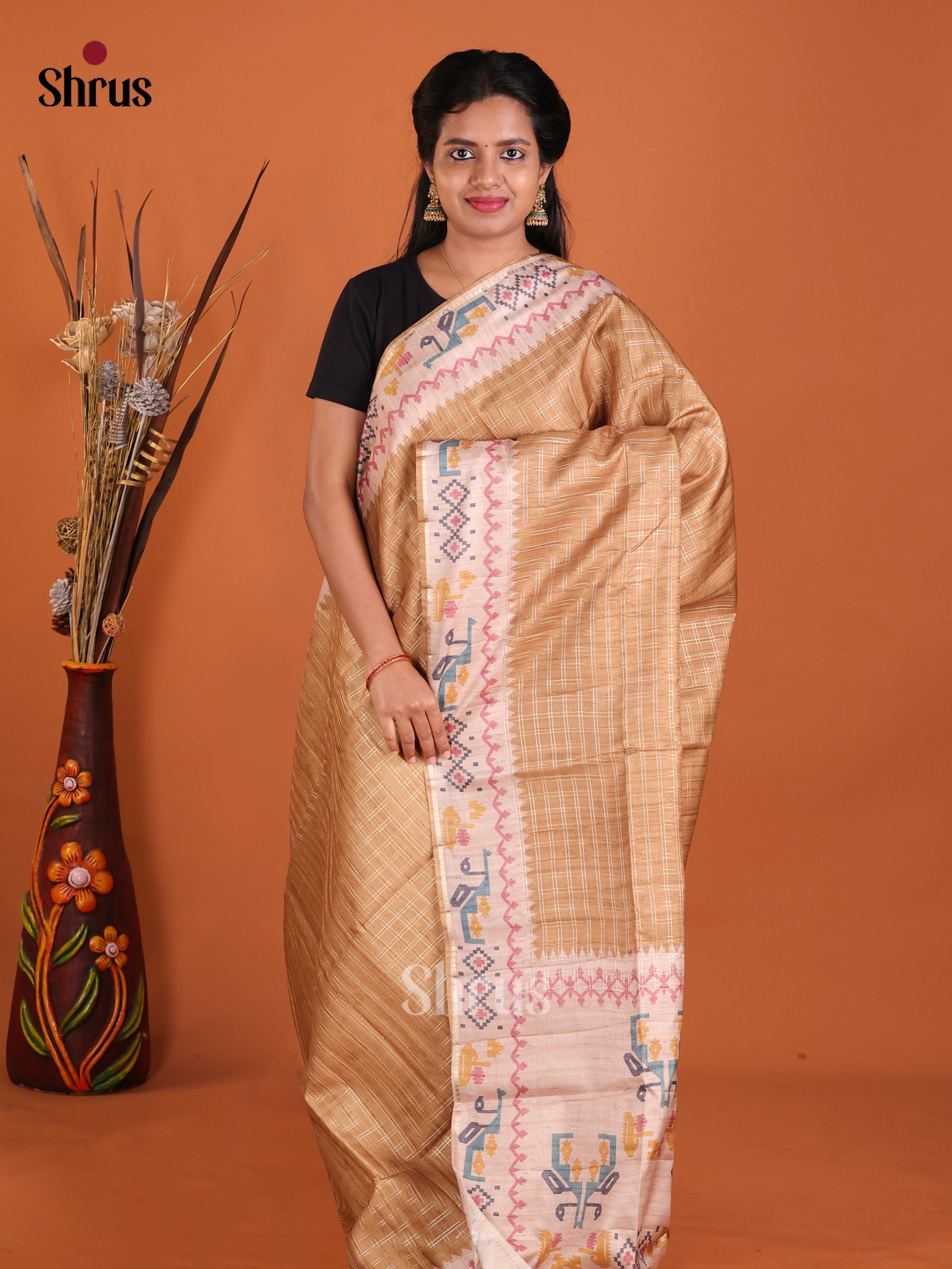 DHS30063 - Moonga Silk Saree
