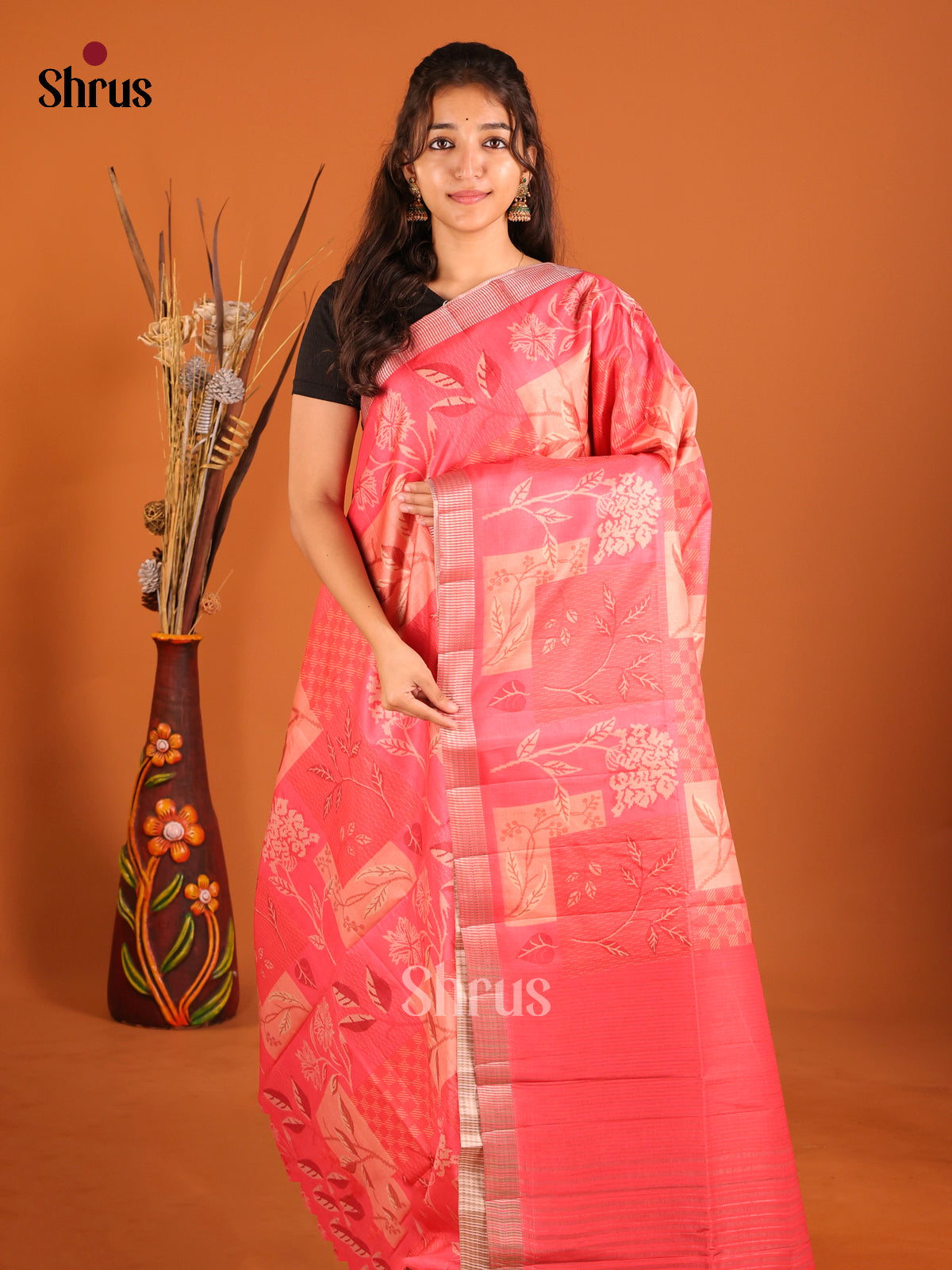 DHS30123 - Semi matka Saree