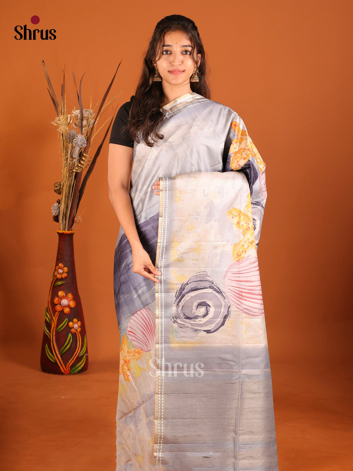 DHS30163 - Semi matka Saree