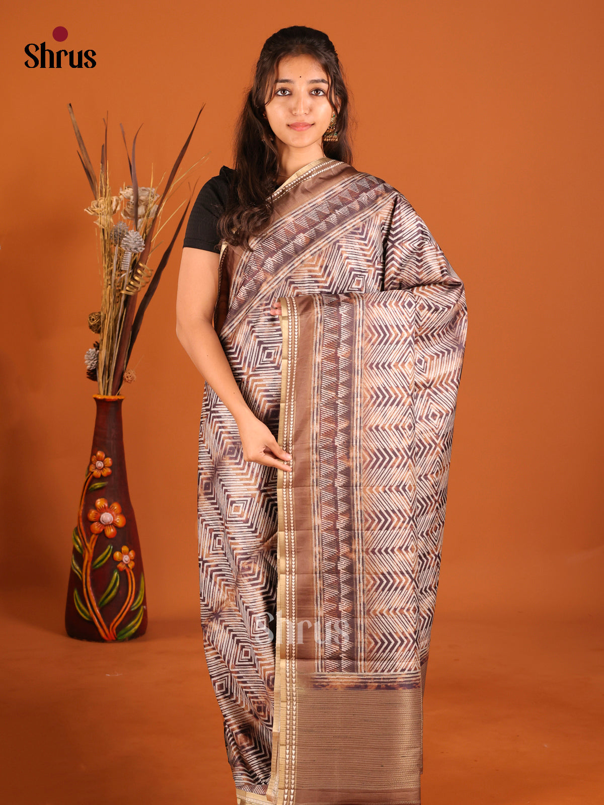 DHS30167 - Semi matka Saree