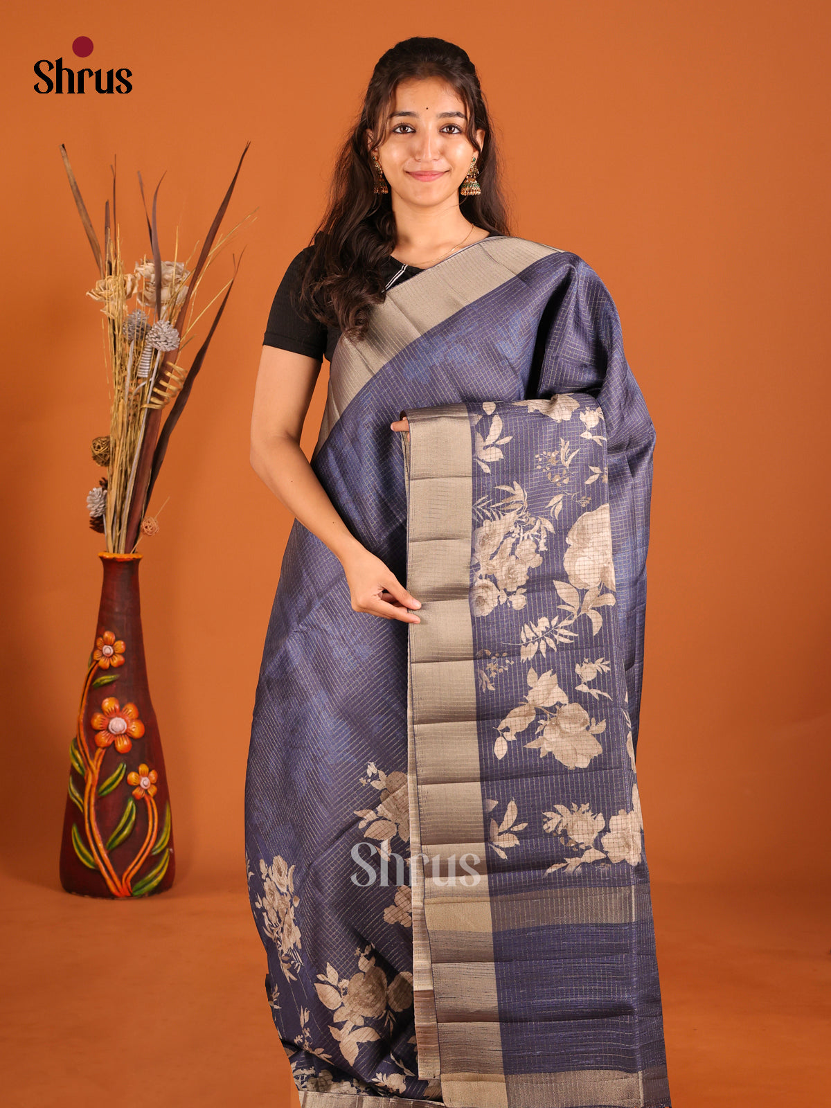 DHS30171 - Semi matka Saree