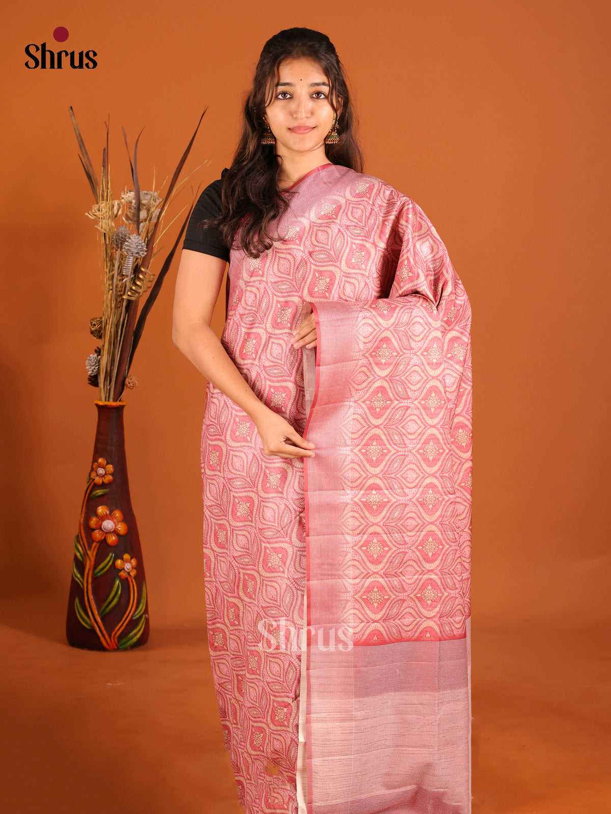 DHS30175 - Semi matka Saree