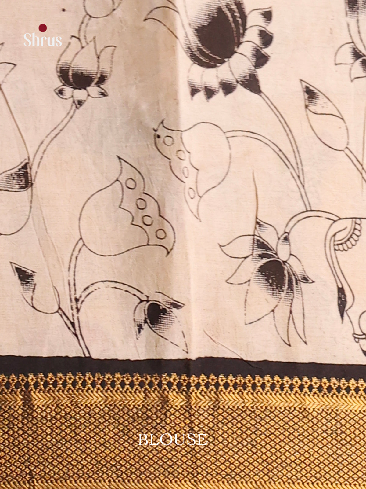 DHS30273 - chennur-kalamkari Saree - Shop on Shrus.com