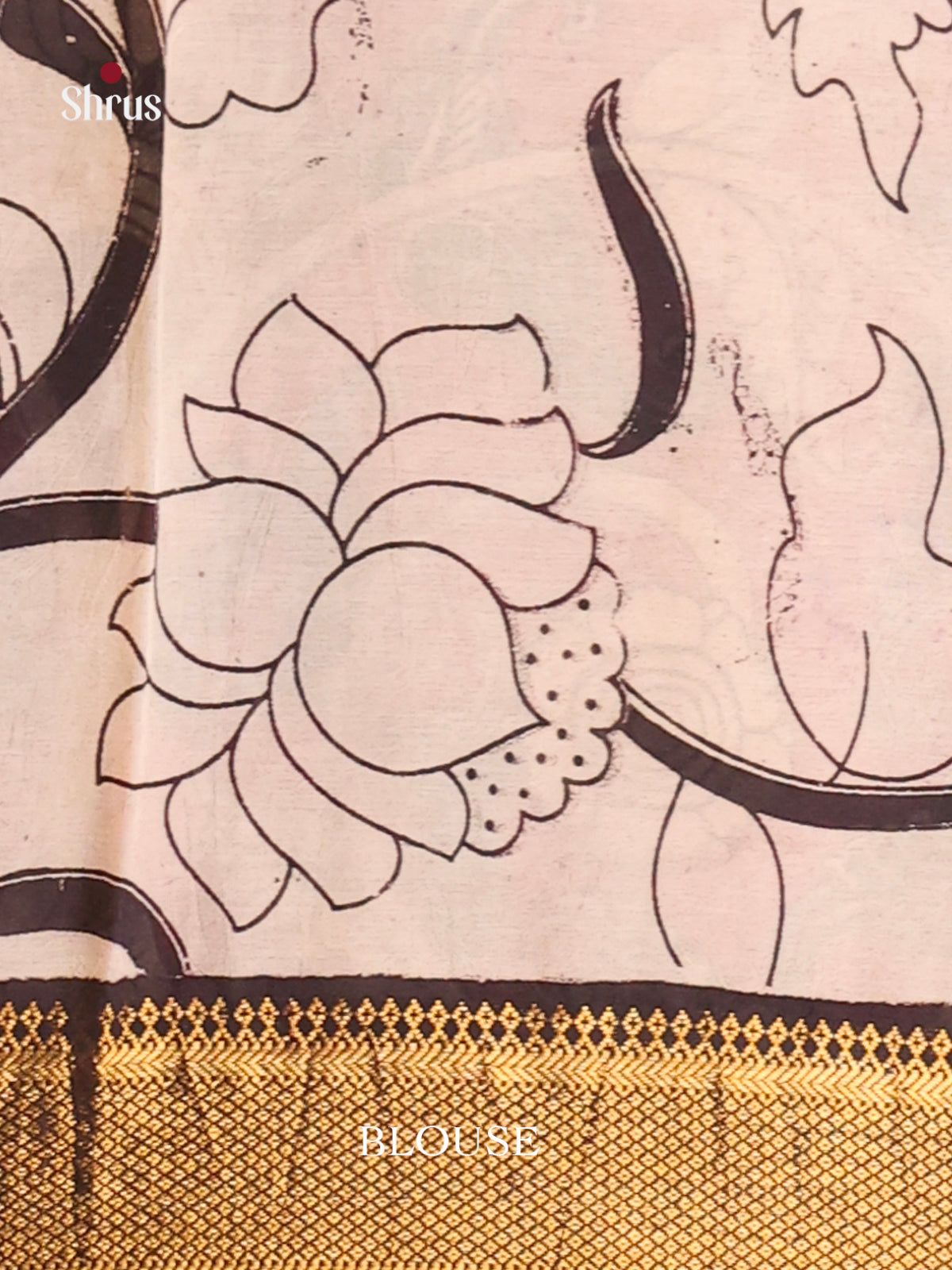 Black & Red - chennur-kalamkari Saree