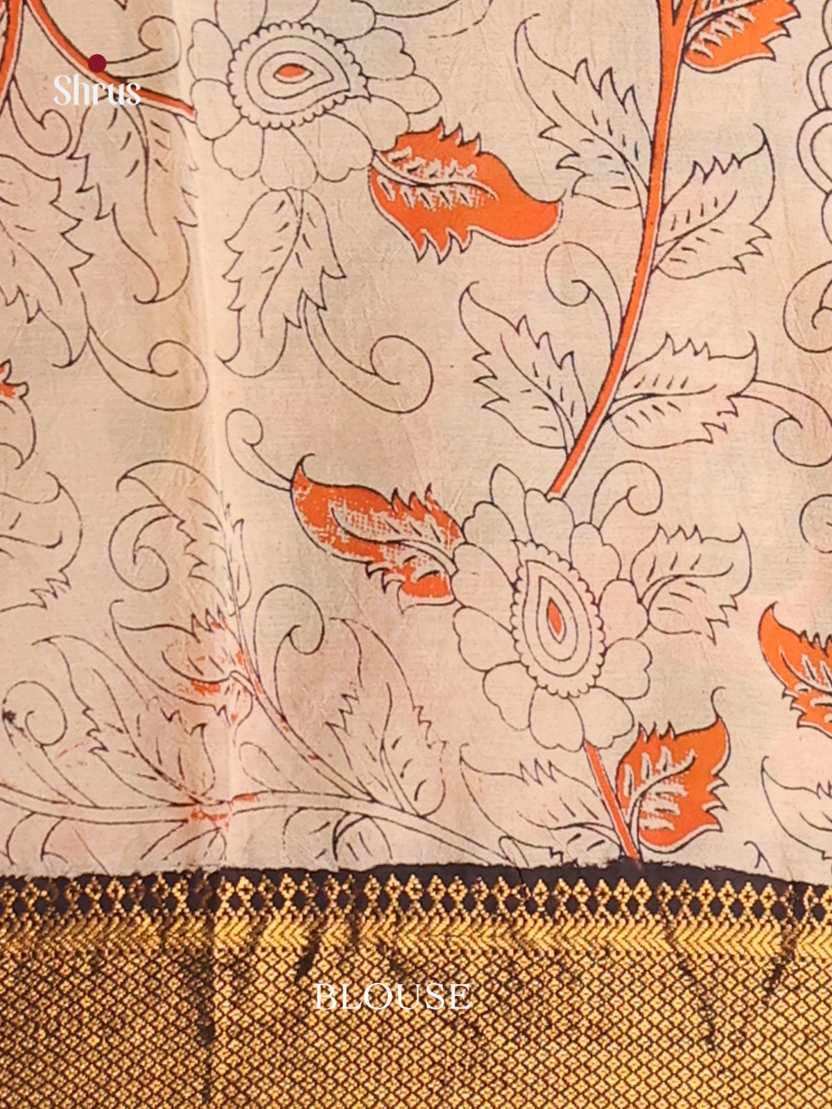 DHS30278 - chennur-kalamkari Saree - Shop on Shrus.com