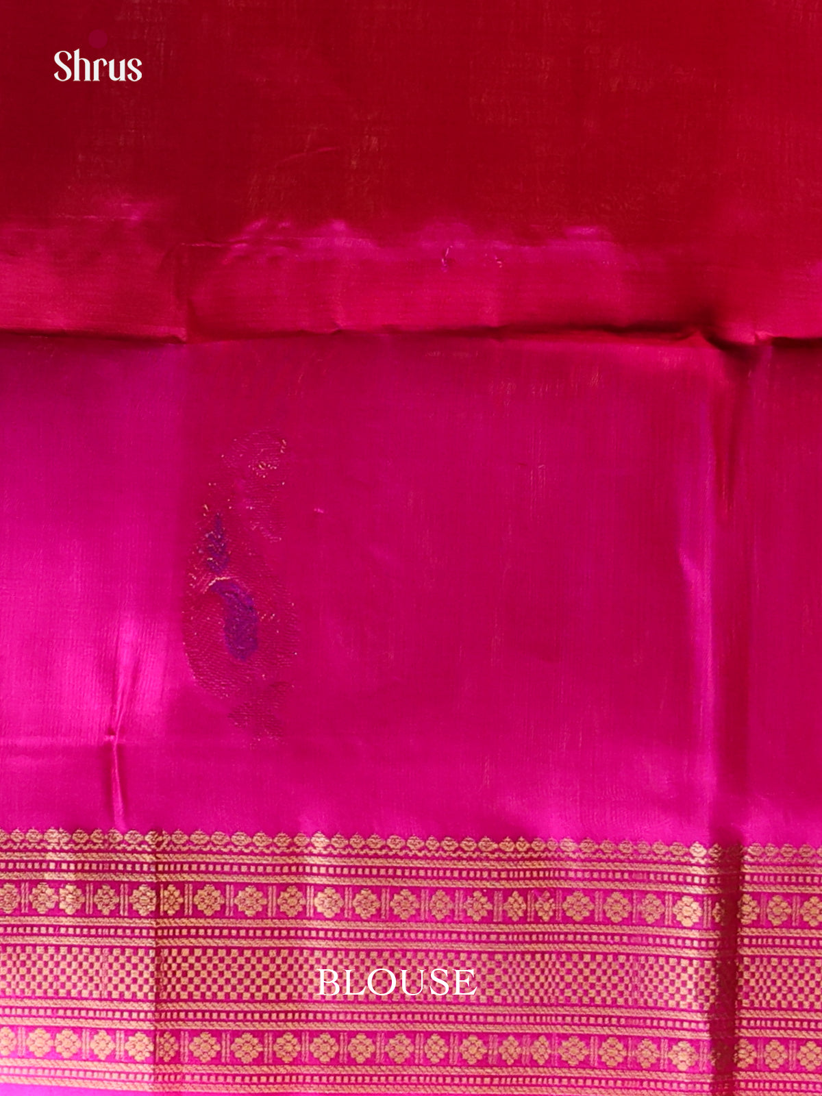 Luminous Yellow Silk Cotton Saree with Zari Kattams & Pink Korvai Border 2