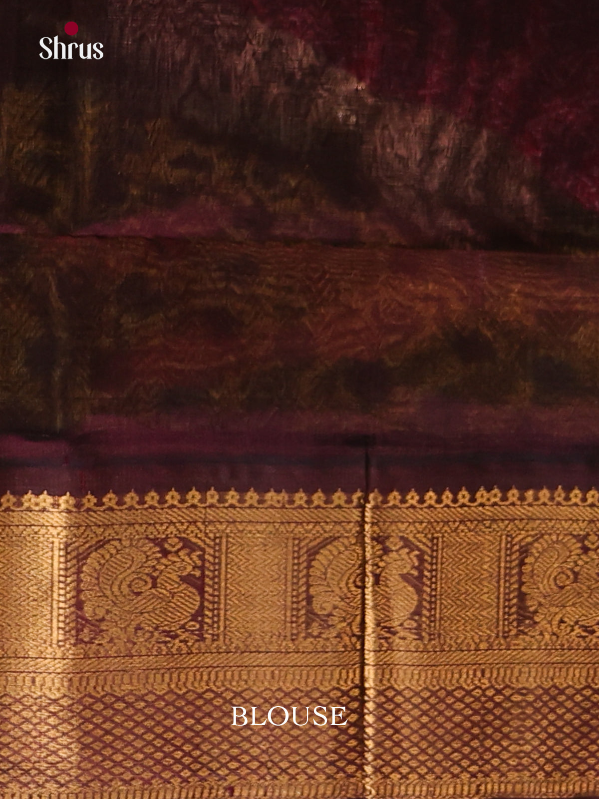 Serene Green Silk Cotton Saree with Zari Peacock Buttas & Korvai Border - Shop on Shrus.com