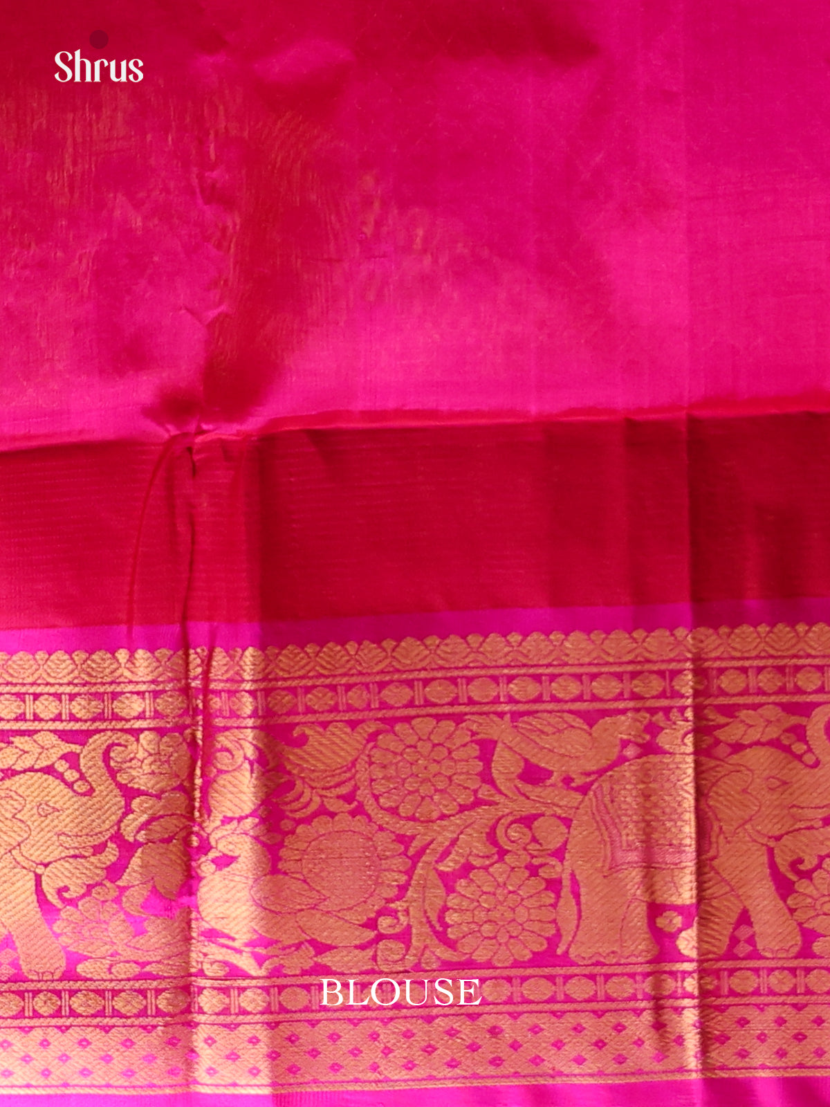 Pastel Green & Pink Silk Cotton Korvai-kattams Saree - Shop on Shrus.com