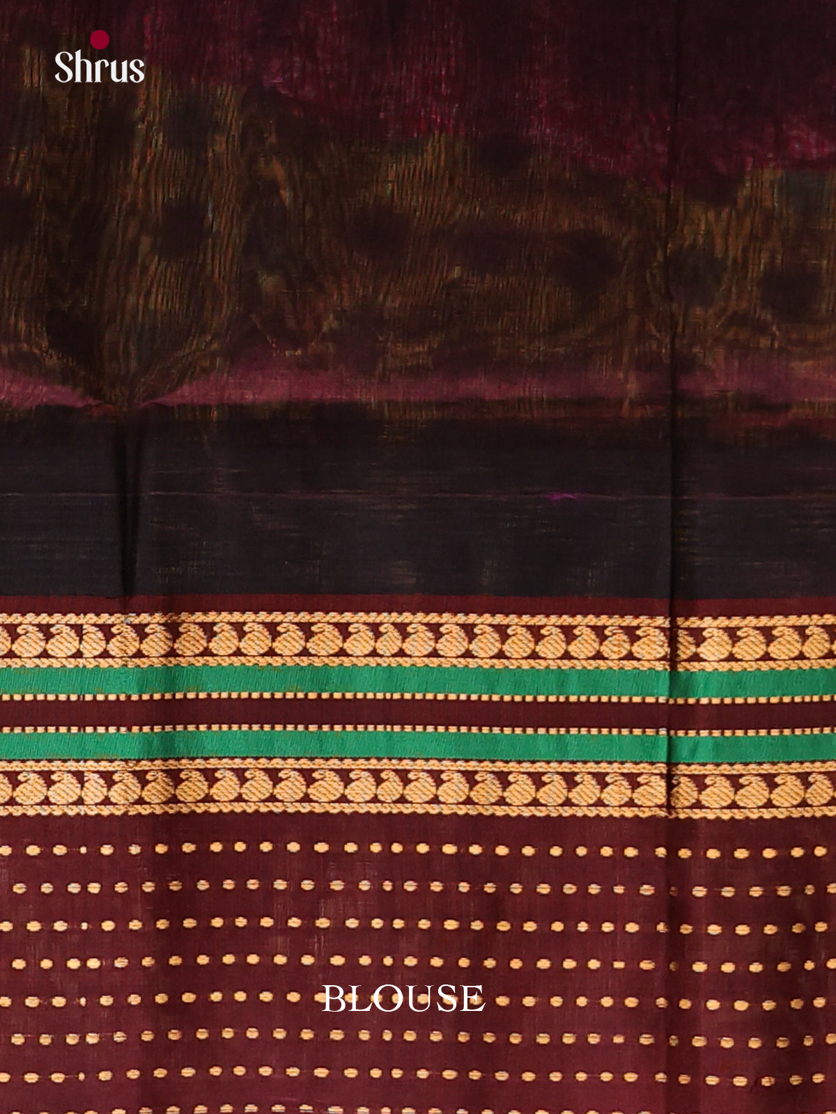 Classic Pink Silk Cotton Saree with Zari Woven Checks, Buttas & Brown Korvai Border - Shop on Shrus.com