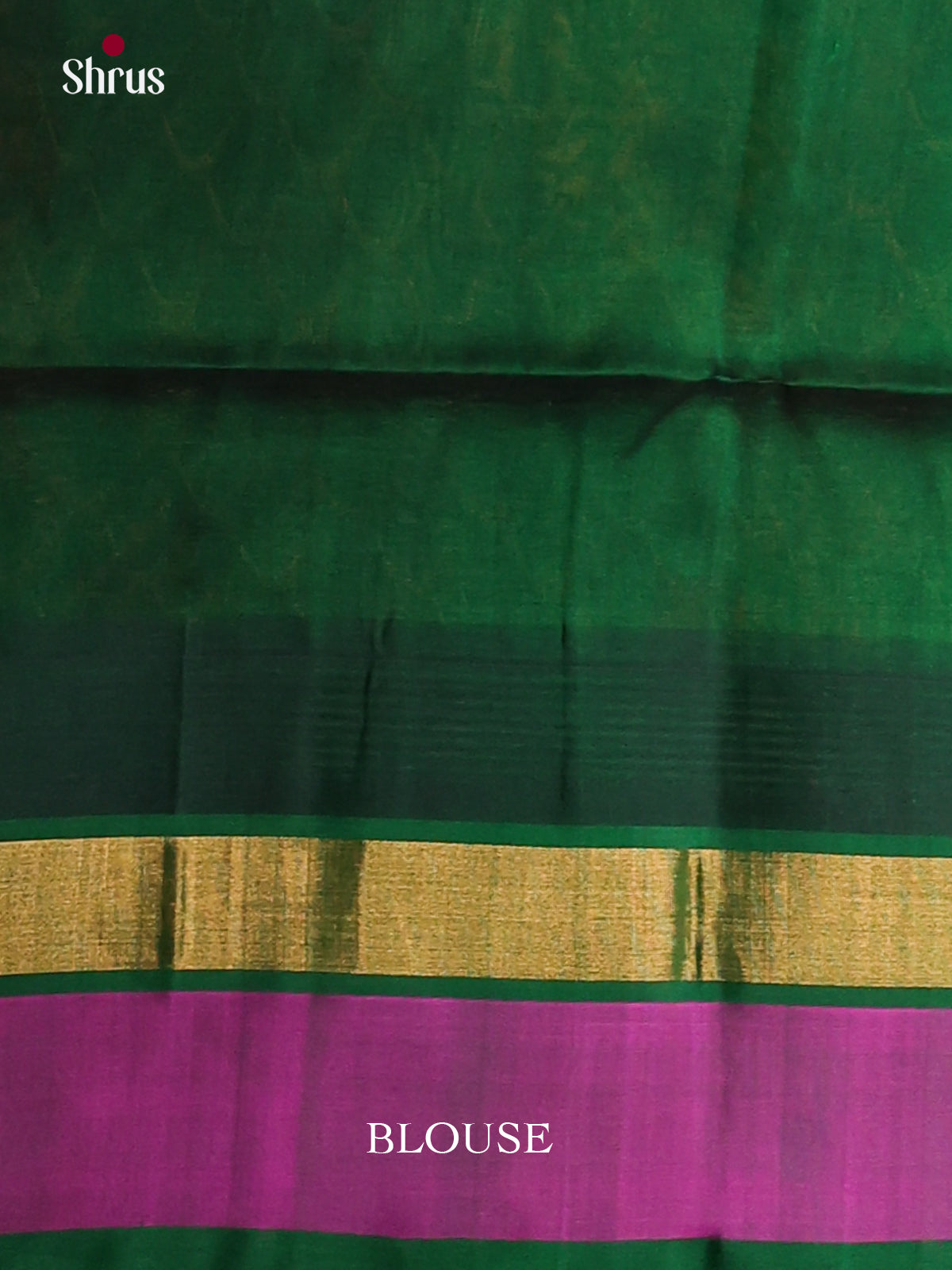 Classy Pista Green Silk Cotton Saree With Kalamkari Prints & Green Temple Border - Shop on Shrus.com