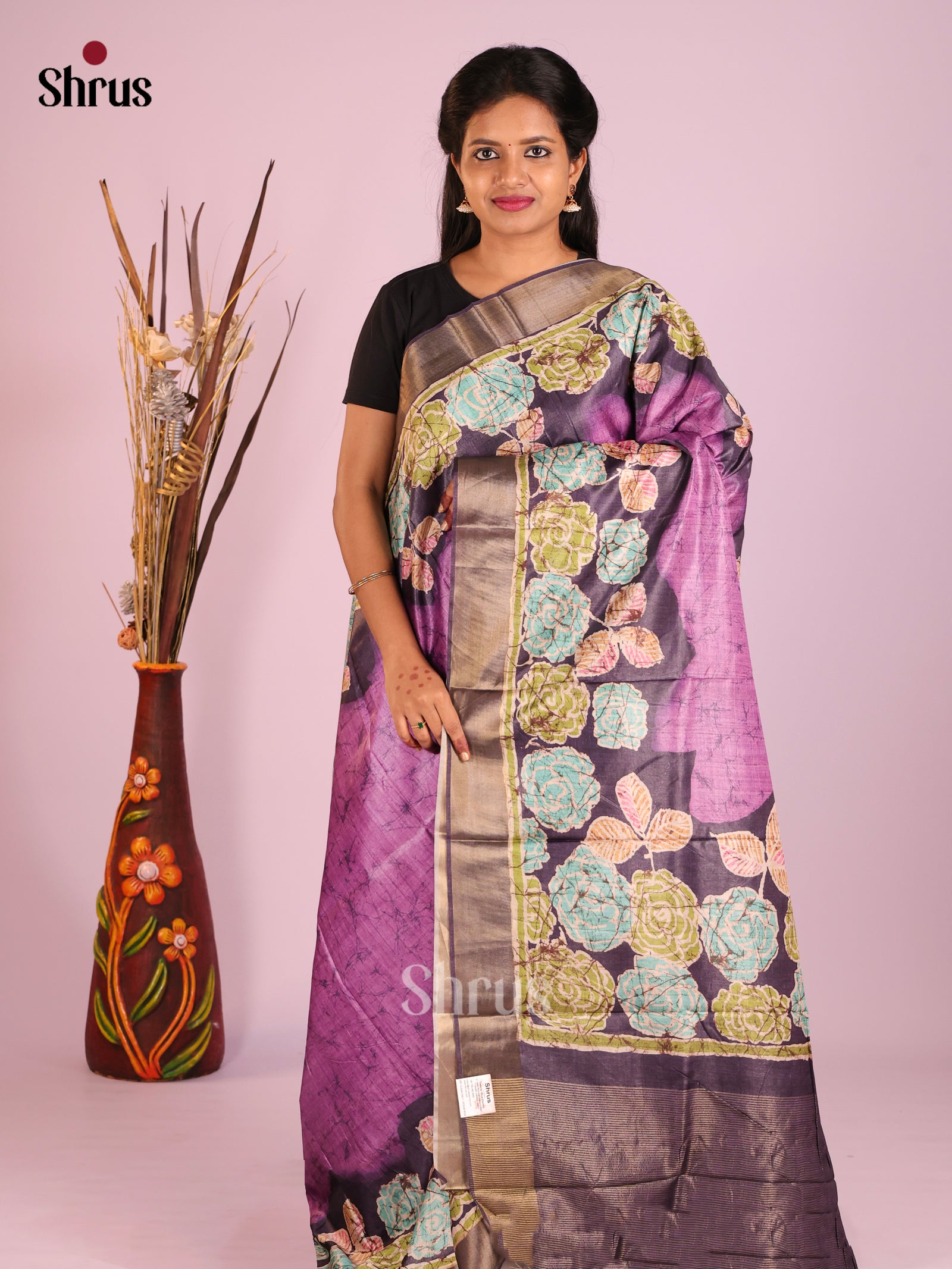 DIS02004 - Butter silk Saree