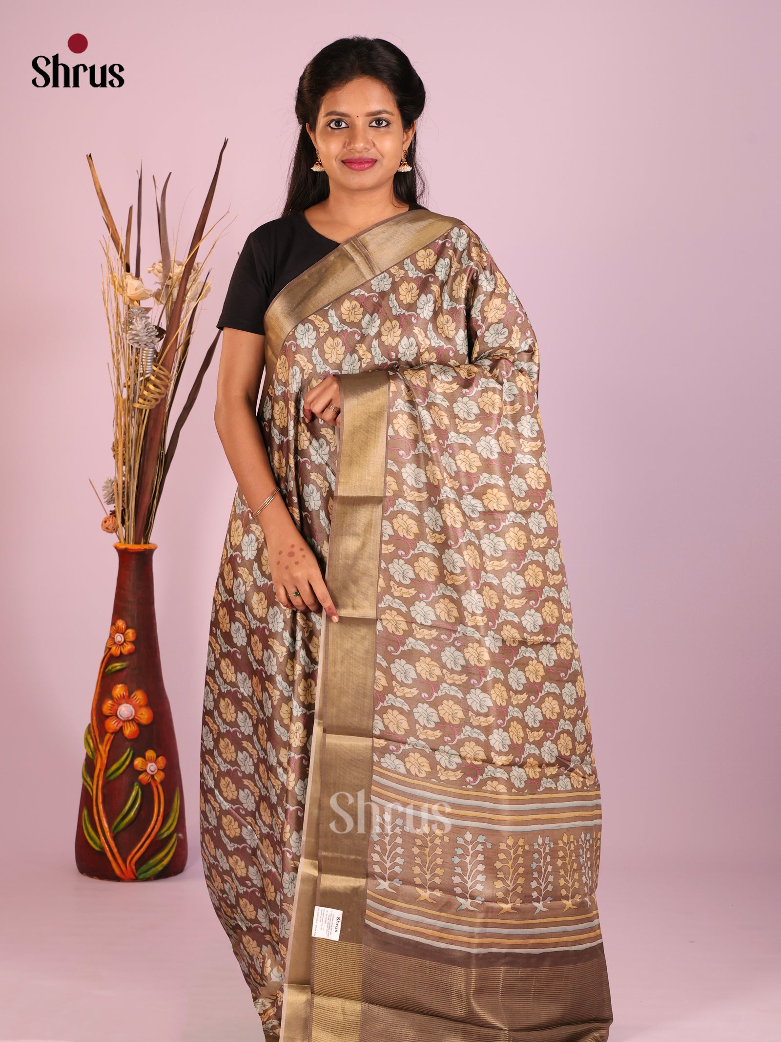 DIS02005 - Butter silk Saree