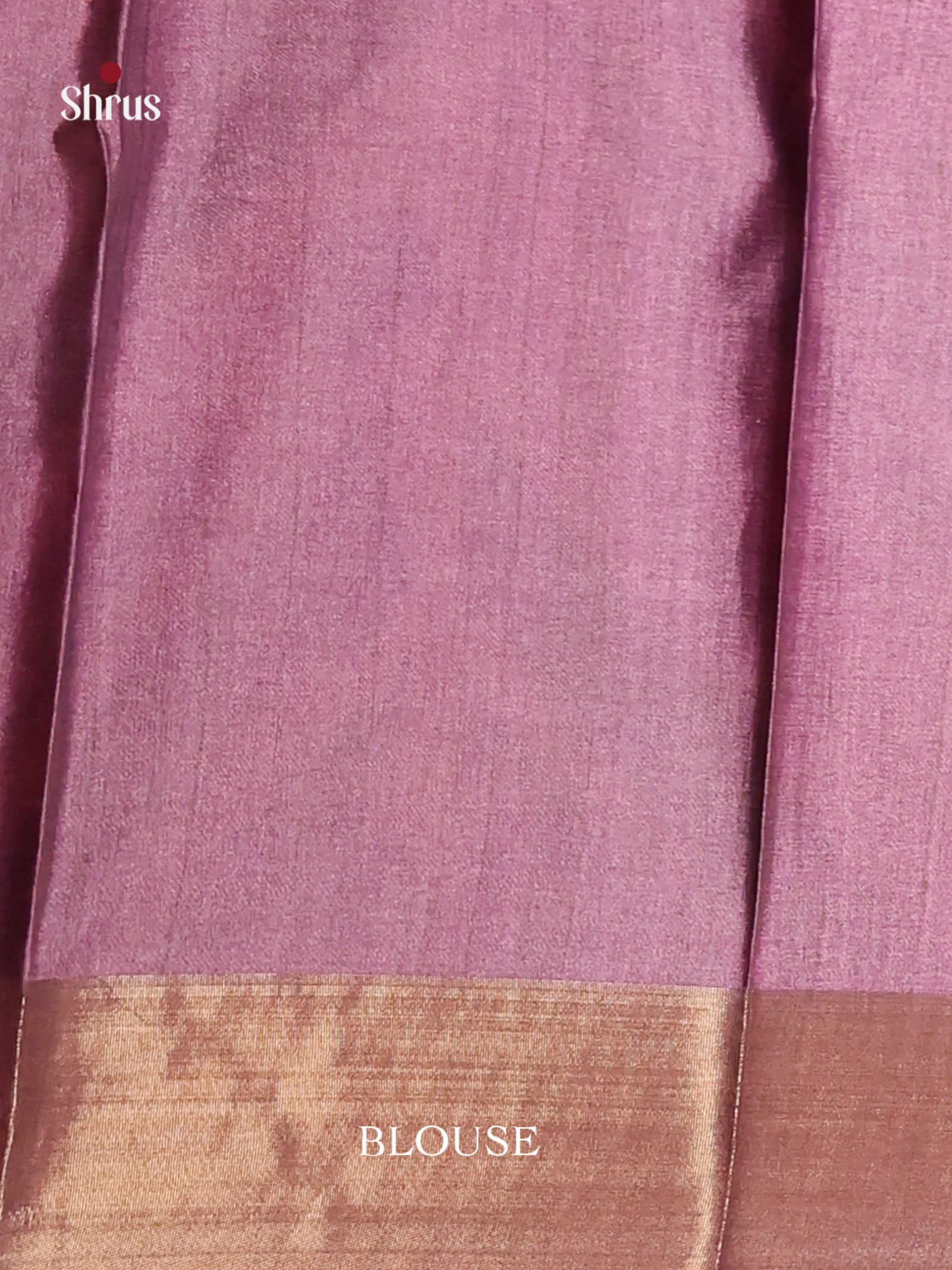 Purple - Butter silk Saree